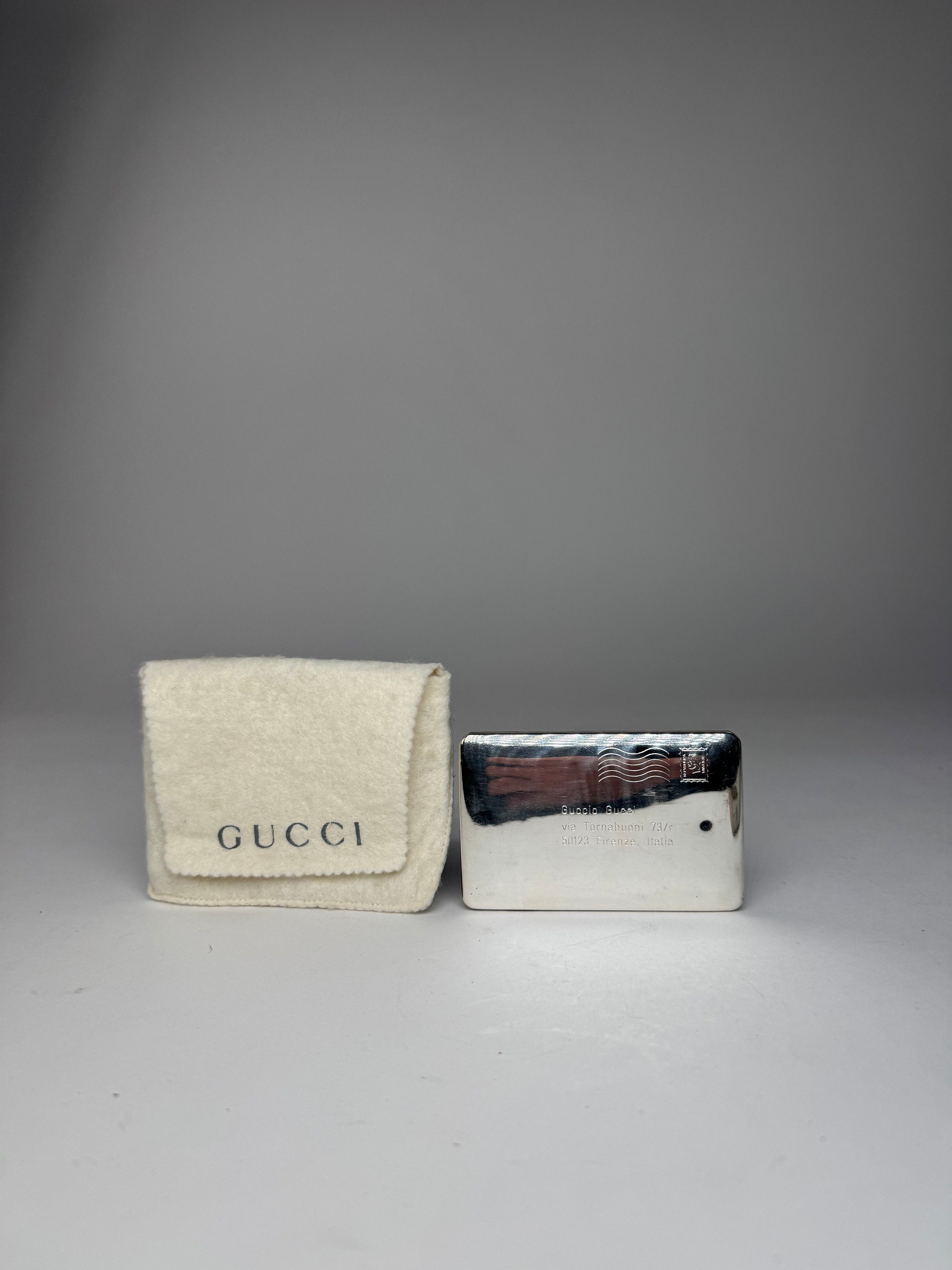 Gucci Vintage Sterling Silver Case Card Holder Size ONE SIZE - 12 Thumbnail