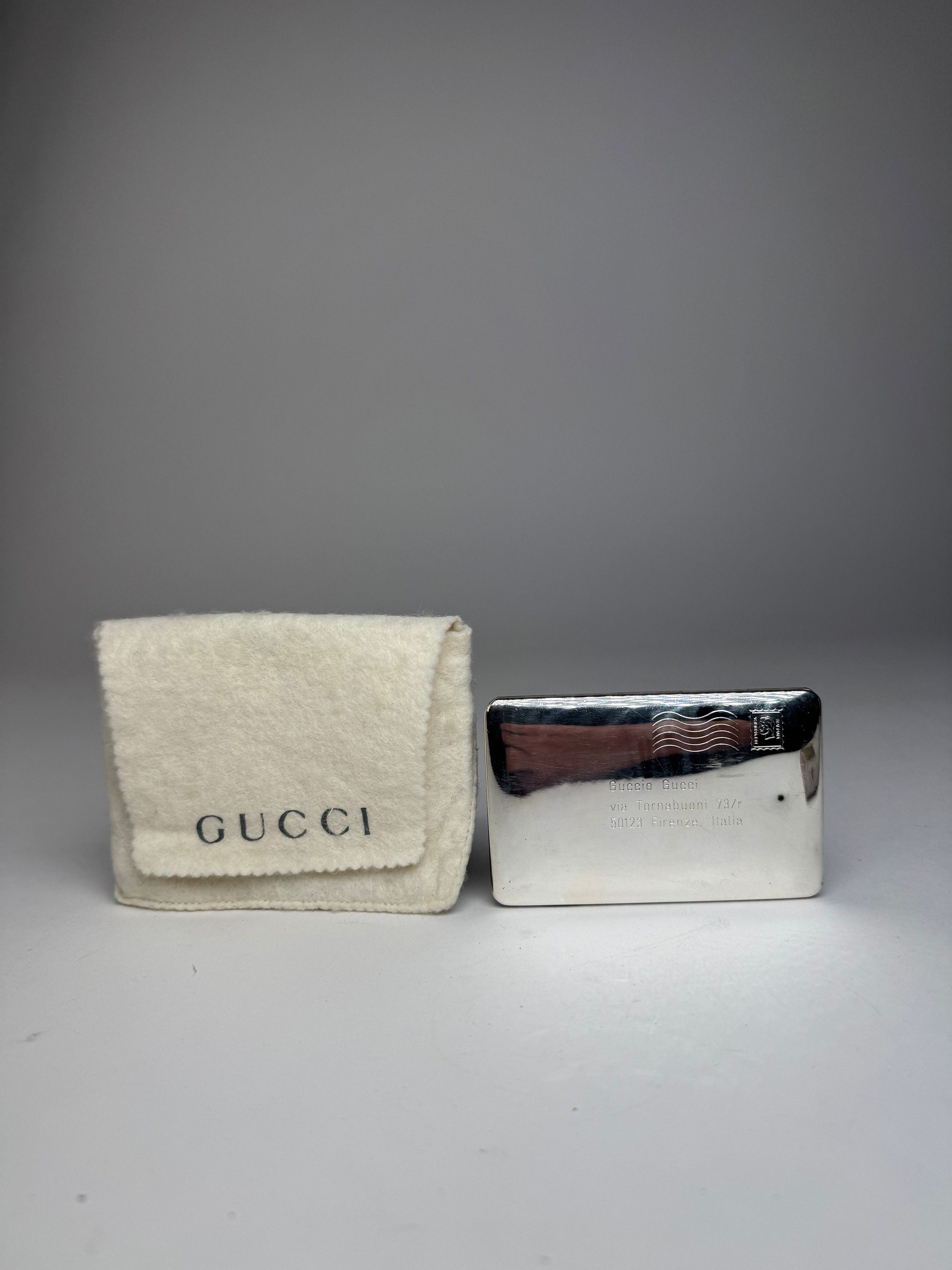 Gucci Vintage Sterling Silver Case Card Holder Size ONE SIZE - 2 Thumbnail