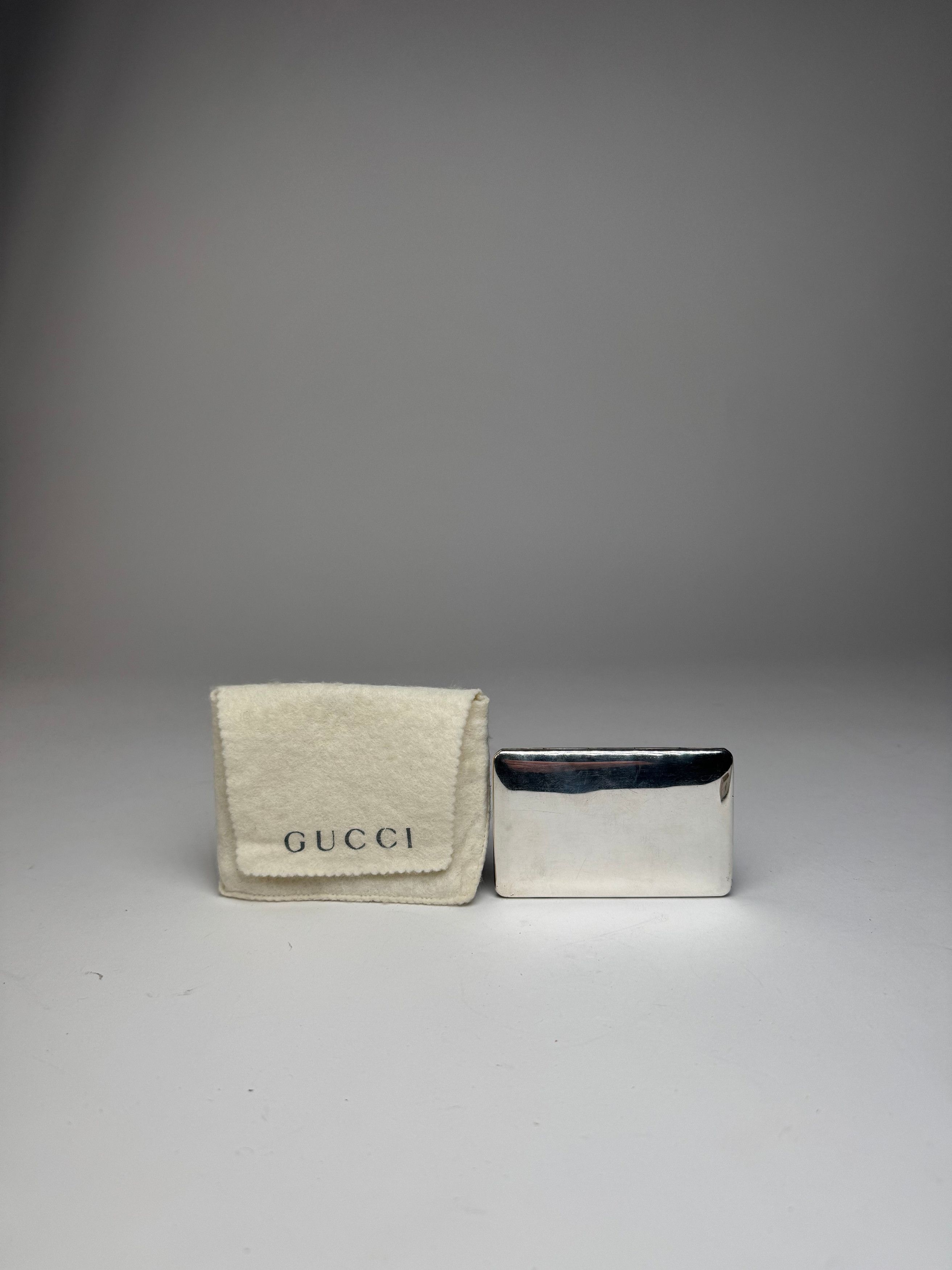 Gucci Vintage Sterling Silver Case Card Holder Size ONE SIZE - 8 Thumbnail