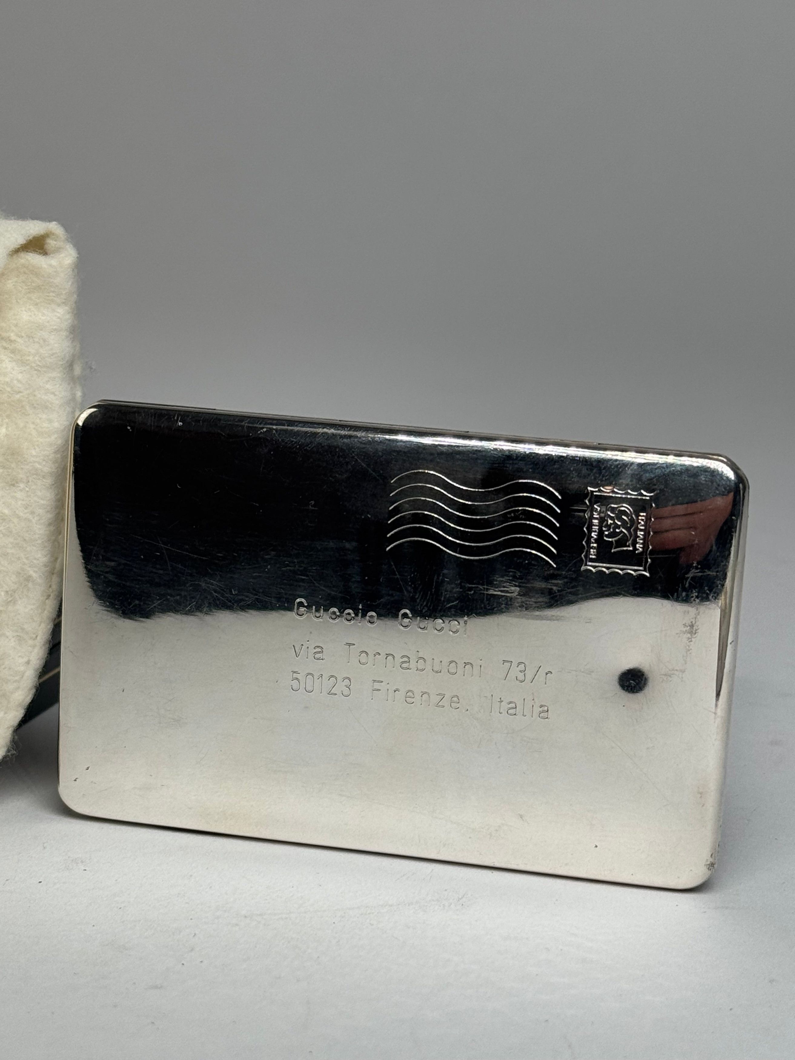 Gucci Vintage Sterling Silver Case Card Holder Size ONE SIZE - 3 Thumbnail