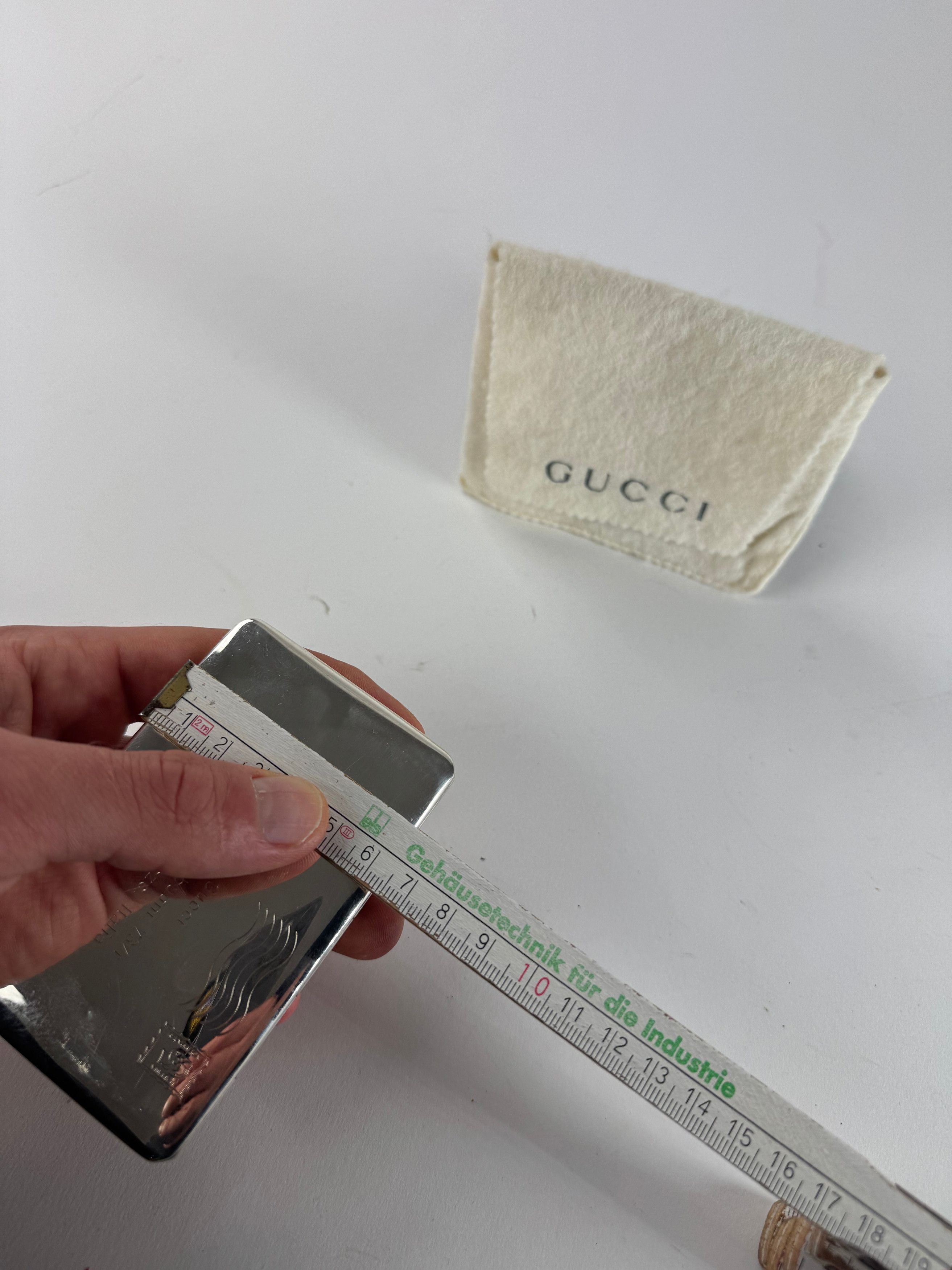 Gucci Vintage Sterling Silver Case Card Holder Size ONE SIZE - 11 Thumbnail