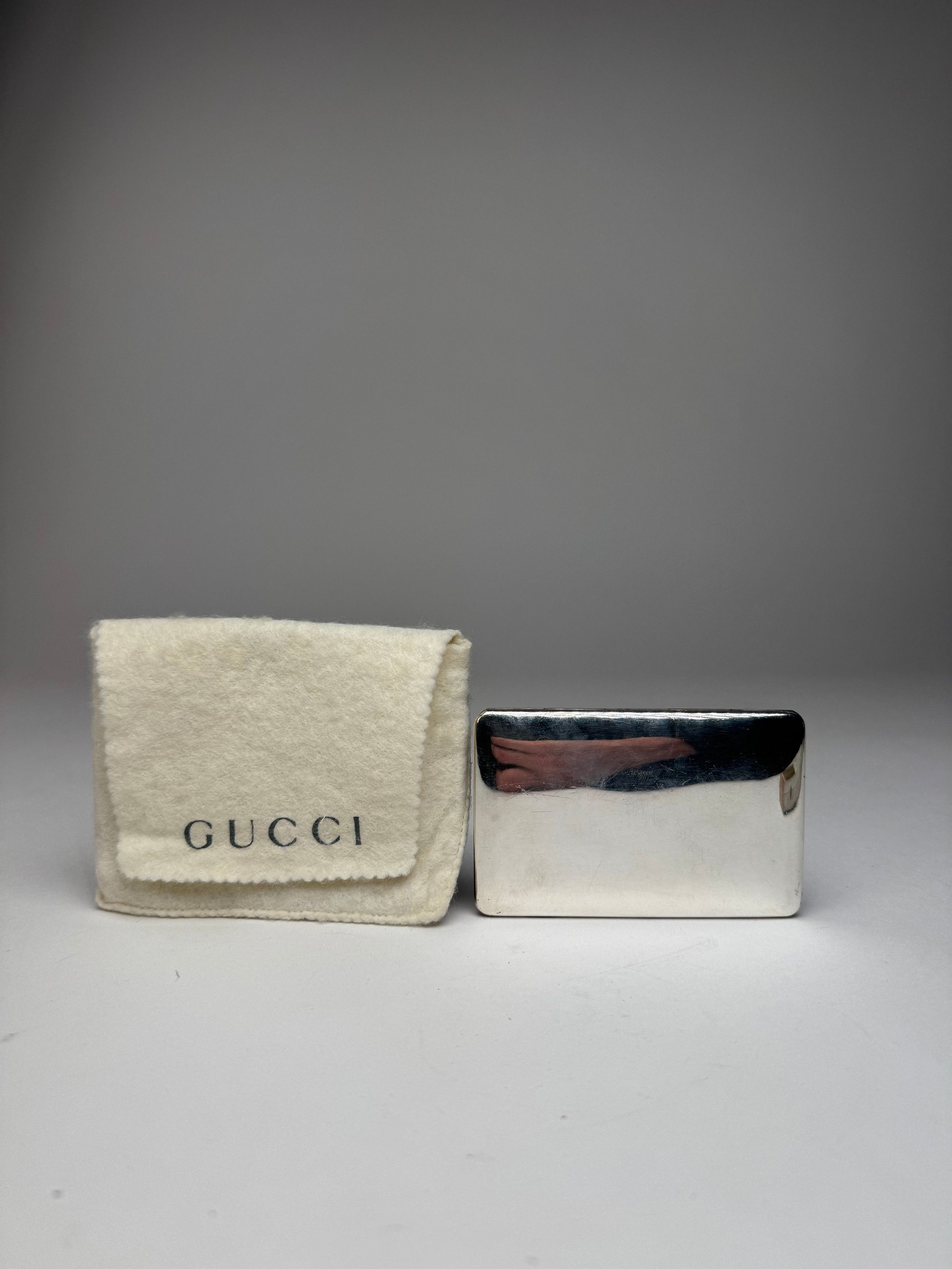 Gucci Vintage Sterling Silver Case Card Holder Size ONE SIZE - 13 Thumbnail