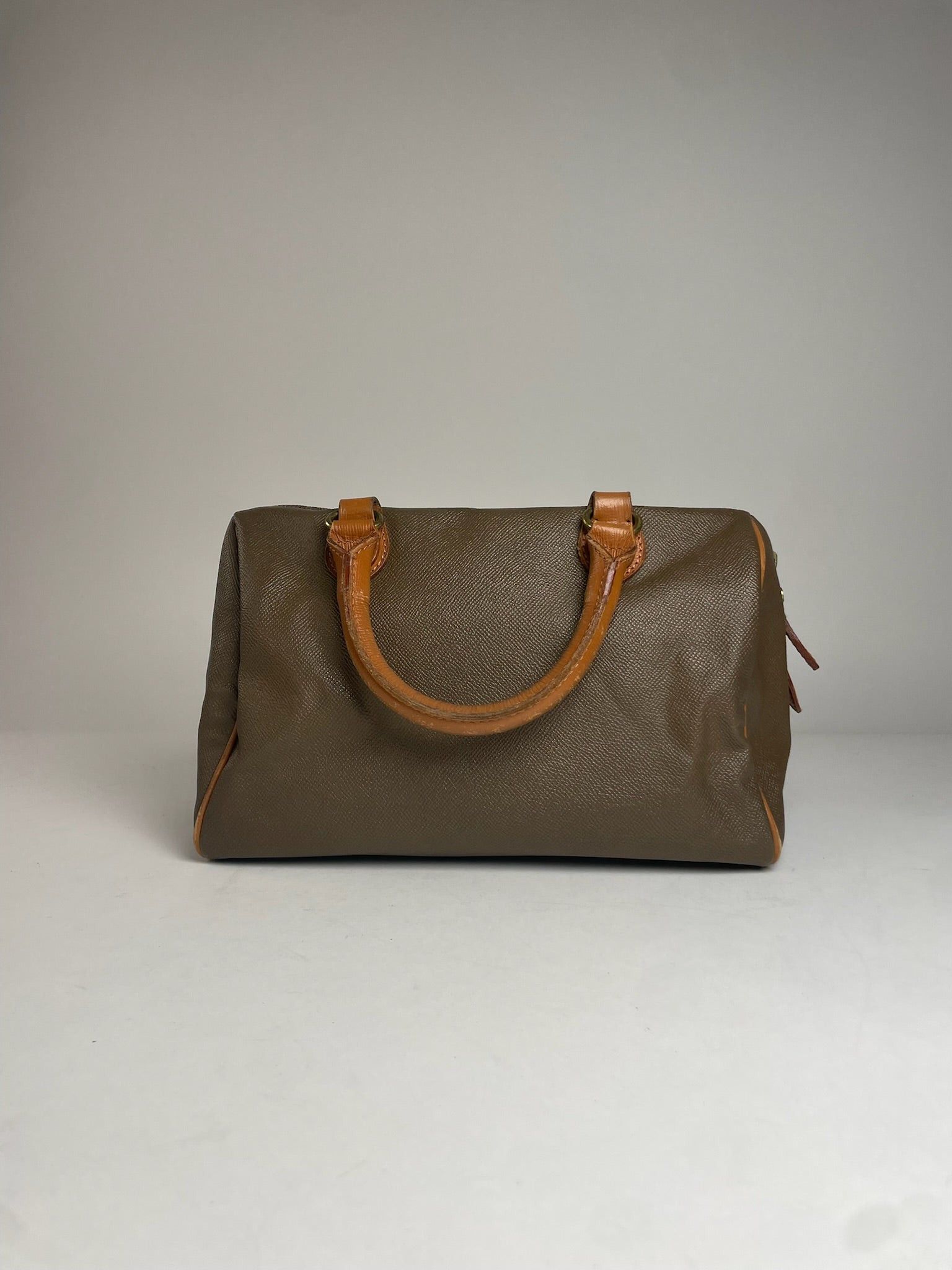 Courreges Vintage Leather Handbag Brown Size ONE SIZE - 10 Thumbnail