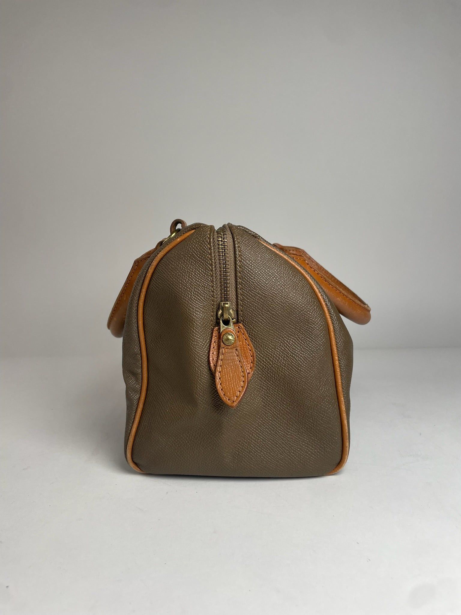 Courreges Vintage Leather Handbag Brown Size ONE SIZE - 6 Thumbnail