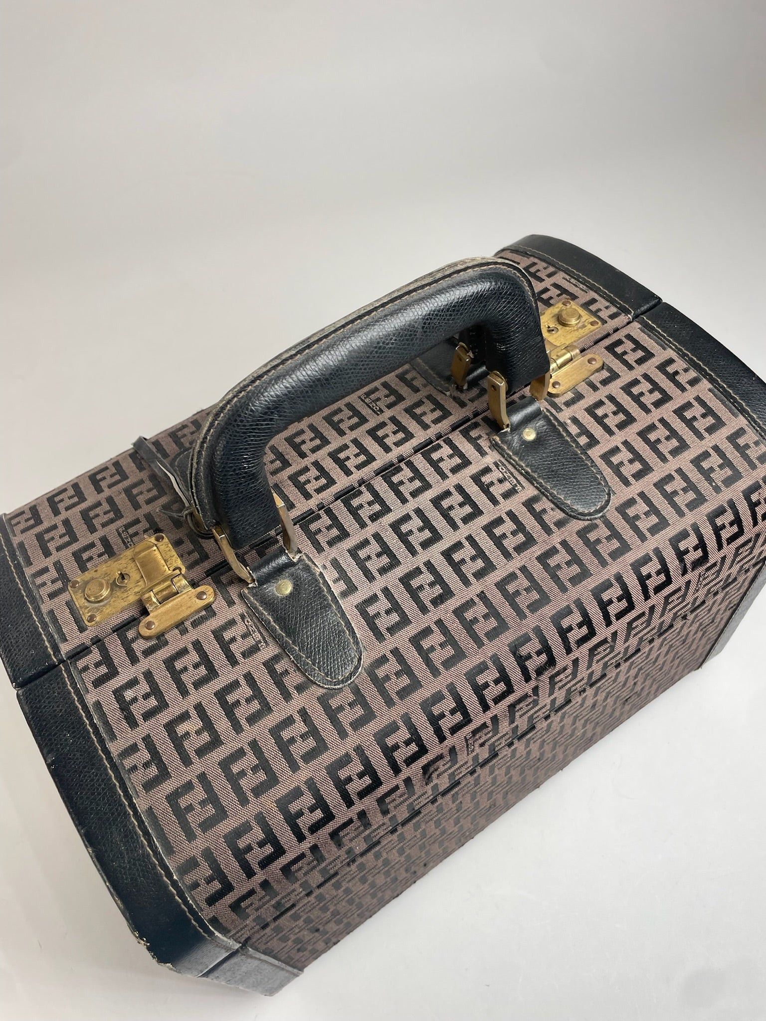 Fendi Vintage Roma Travel Case FF Monogram Brown Size ONE SIZE - 11 Thumbnail