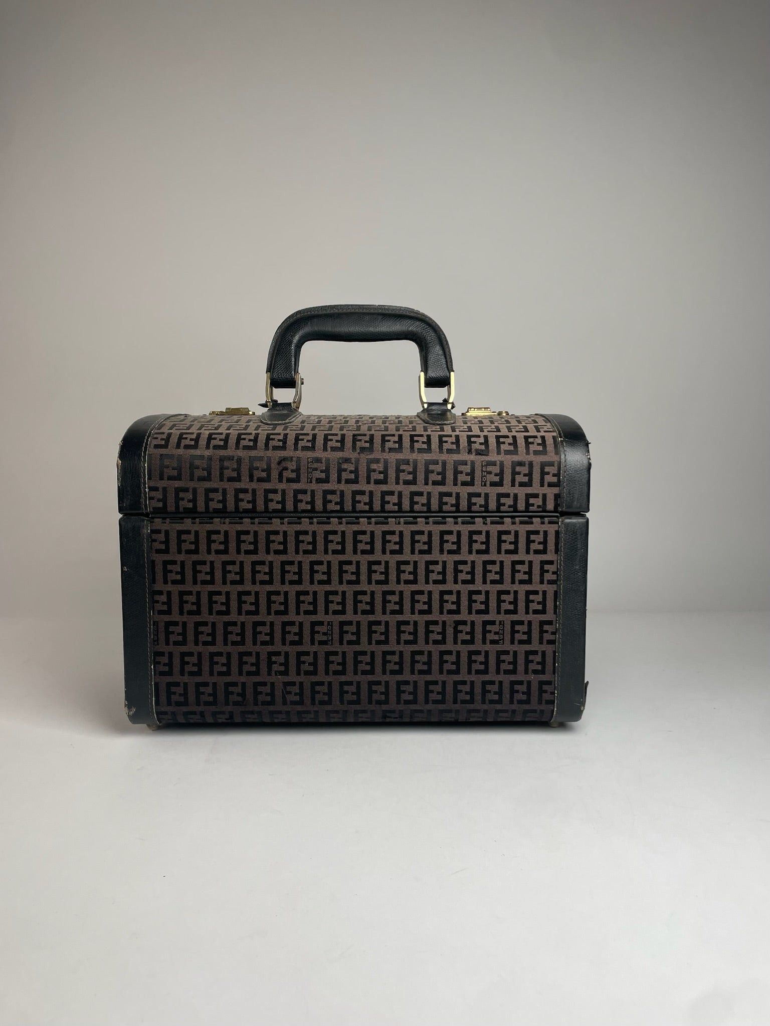 Fendi Vintage Roma Travel Case FF Monogram Brown Size ONE SIZE - 12 Thumbnail