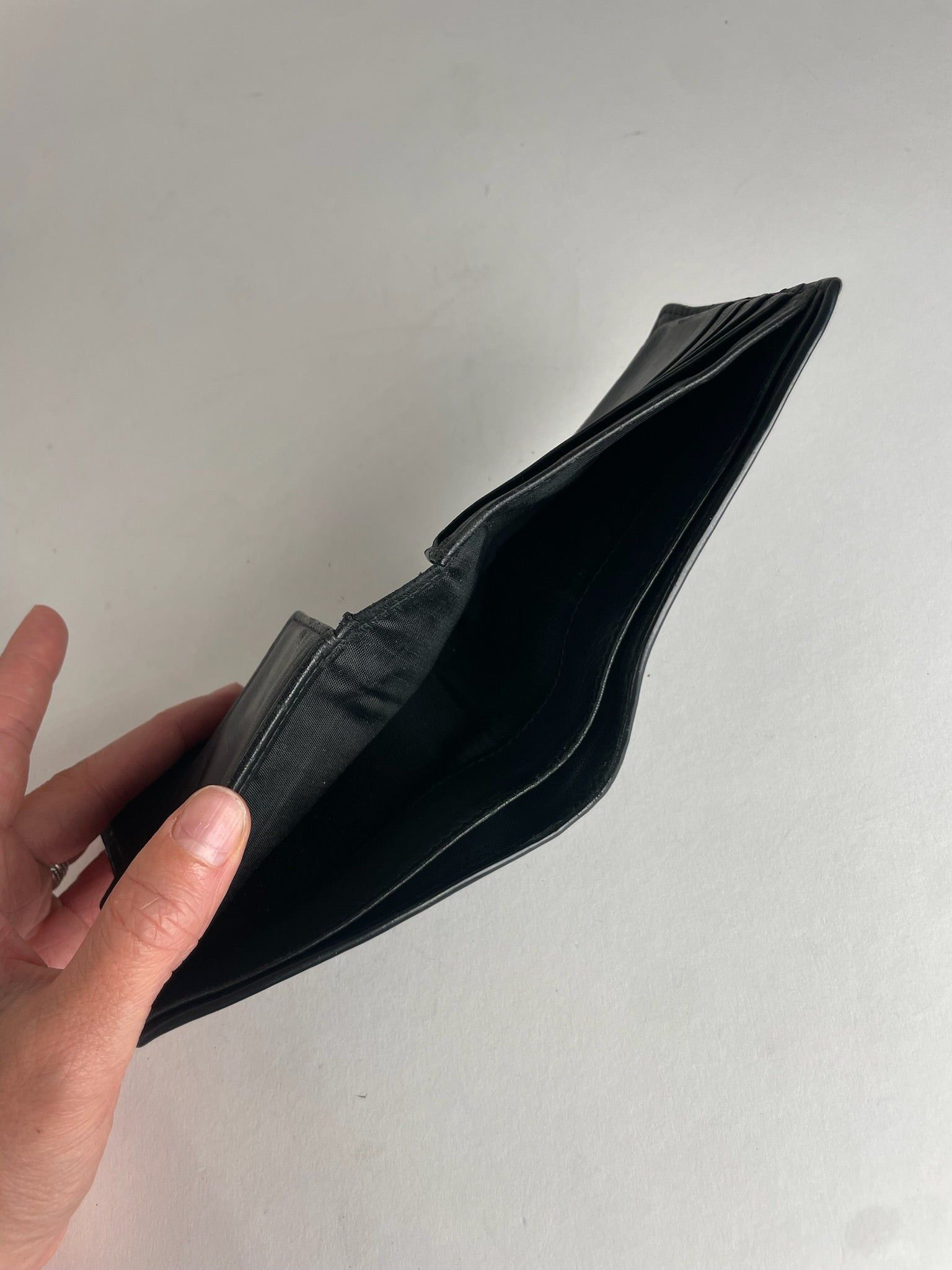 Balenciaga Vintage Flapable Leather Wallet Black Size ONE SIZE - 7 Thumbnail