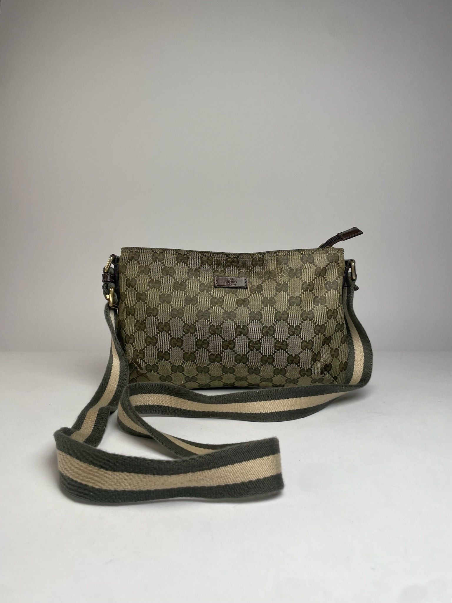 Gucci Vintage Multiway Monogram Bag Beige Brown Size ONE SIZE - 2 Thumbnail