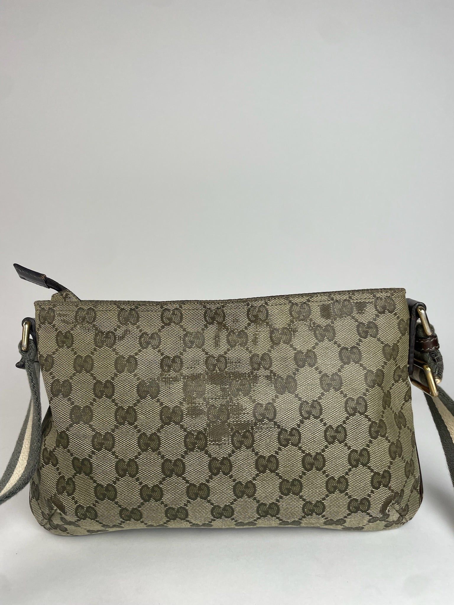 Gucci Vintage Multiway Monogram Bag Beige Brown Size ONE SIZE - 11 Thumbnail