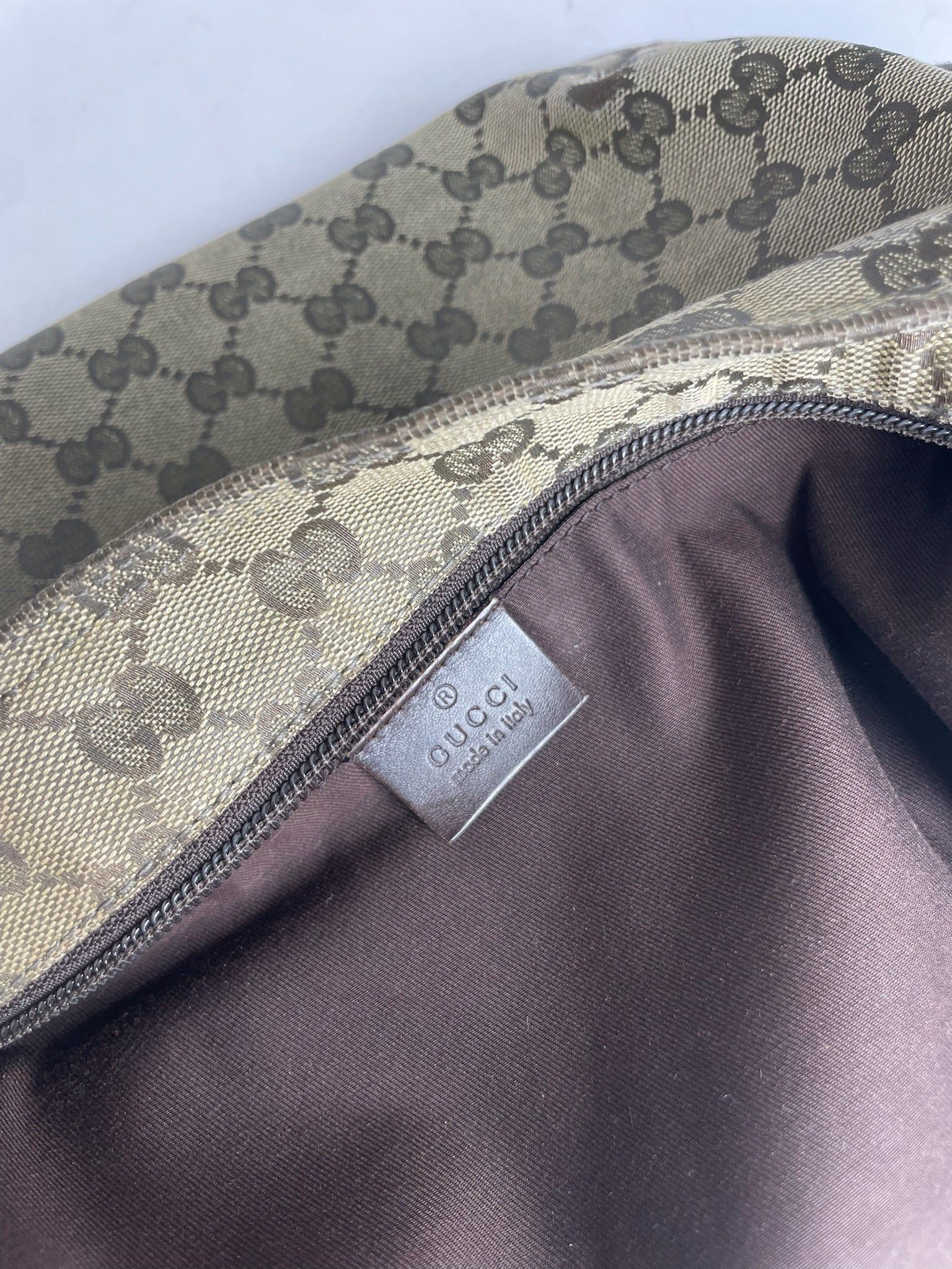 Gucci Vintage Multiway Monogram Bag Beige Brown Size ONE SIZE - 15 Thumbnail