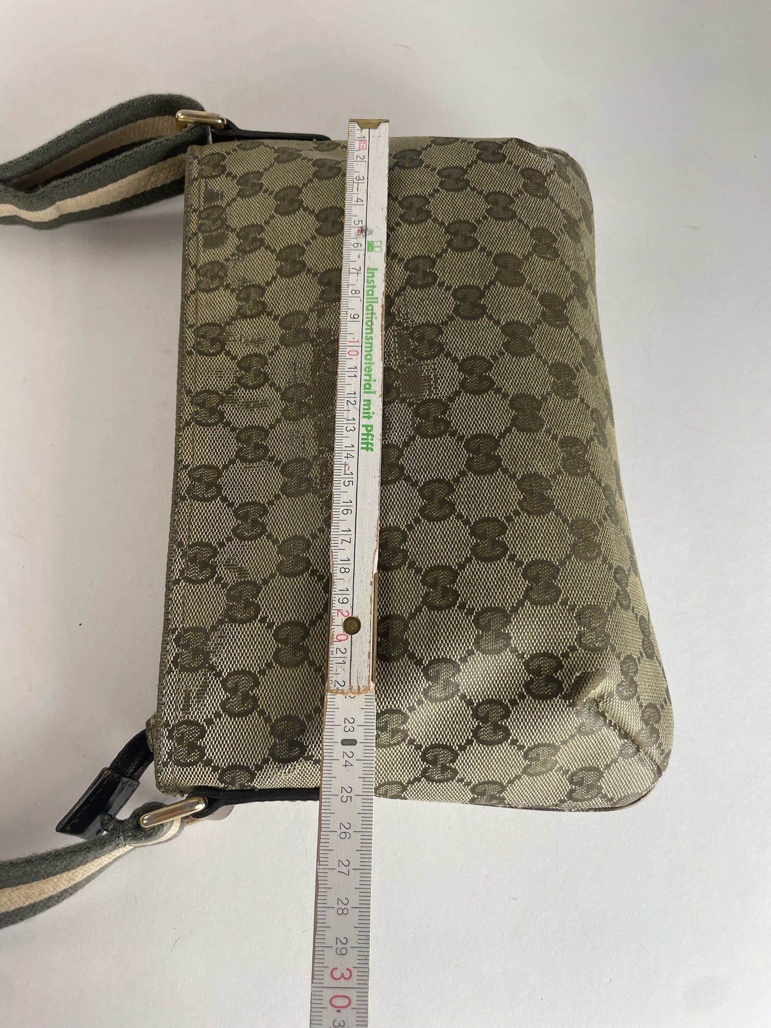 Gucci Vintage Multiway Monogram Bag Beige Brown Size ONE SIZE - 6 Thumbnail