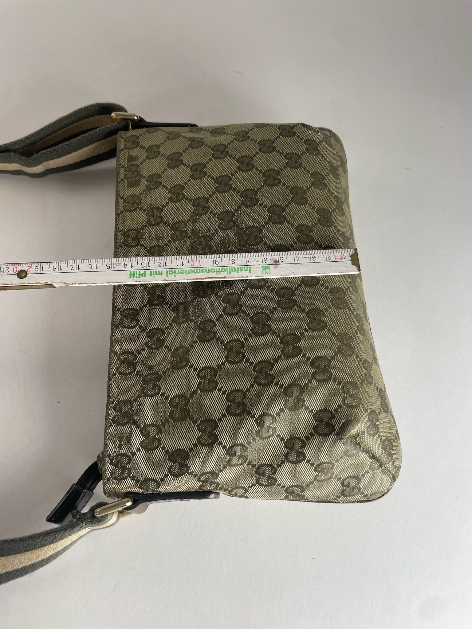 Gucci Vintage Multiway Monogram Bag Beige Brown Size ONE SIZE - 5 Thumbnail