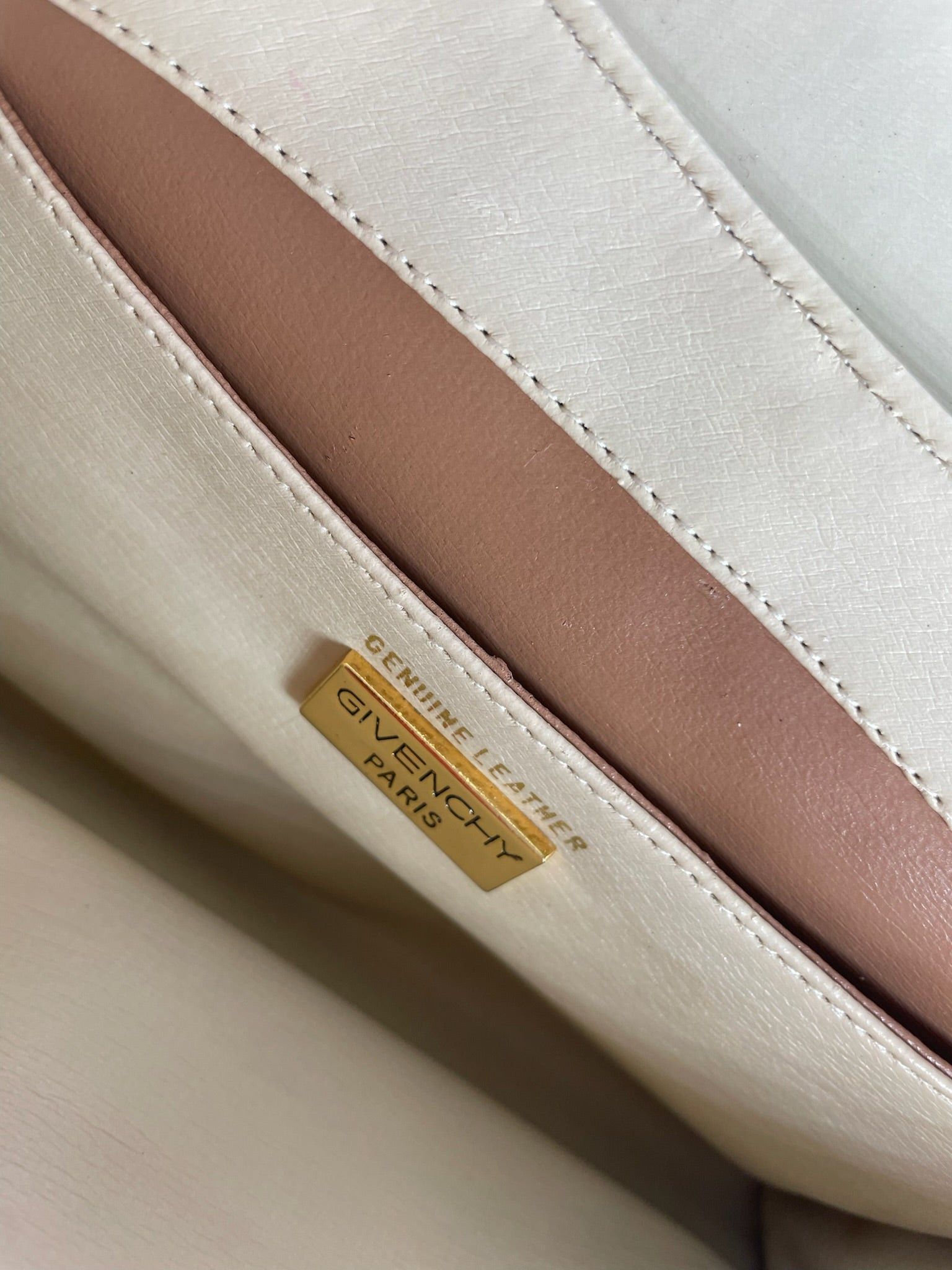Givenchy Vintage Handbag Cream Size ONE SIZE - 6 Thumbnail