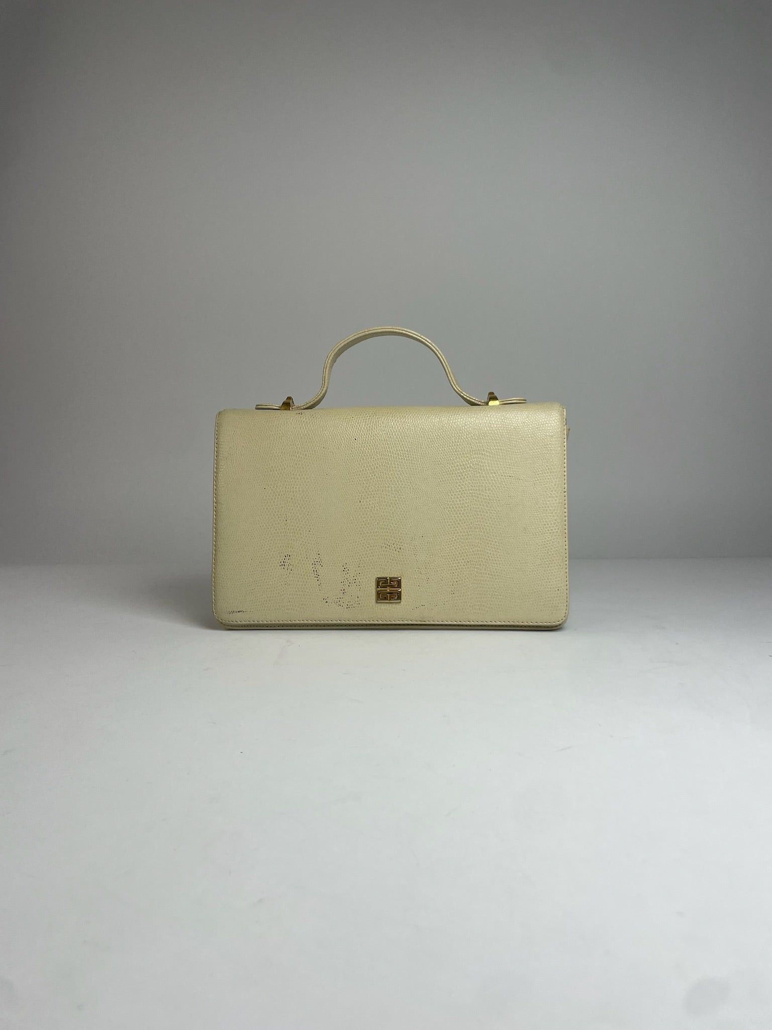 Givenchy Vintage Handbag Cream Size ONE SIZE - 10 Thumbnail