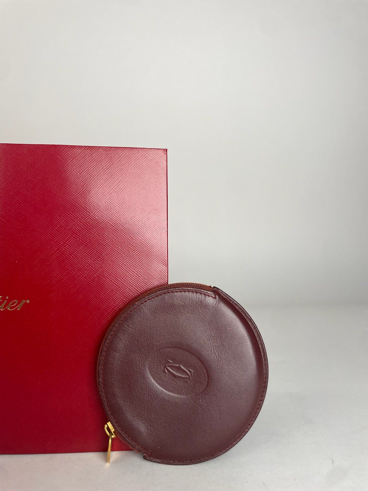 Cartier Vintage Leather Purse burgundy Size ONE SIZE - 8 Thumbnail