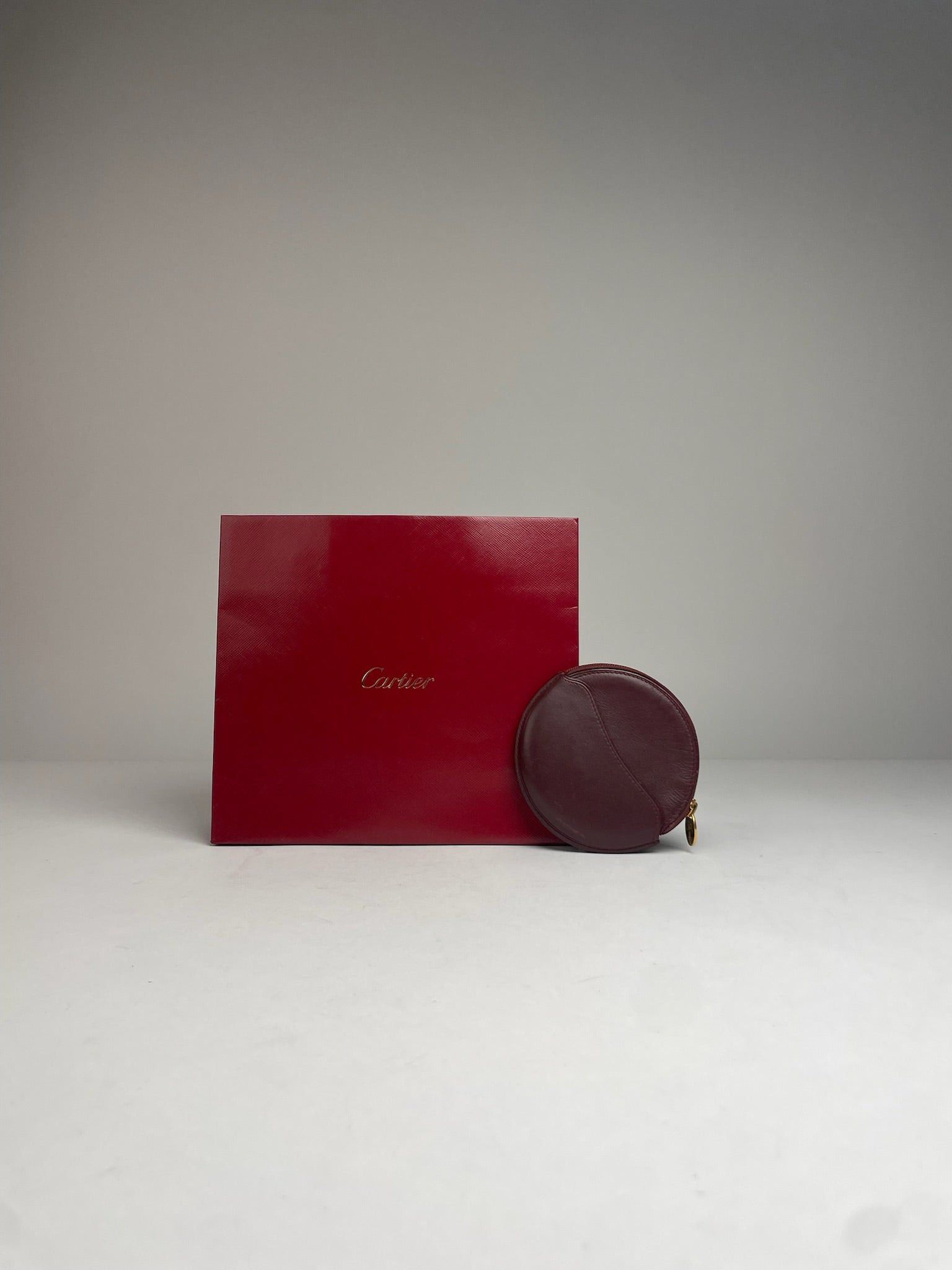 Cartier Vintage Leather Purse burgundy Size ONE SIZE - 2 Thumbnail