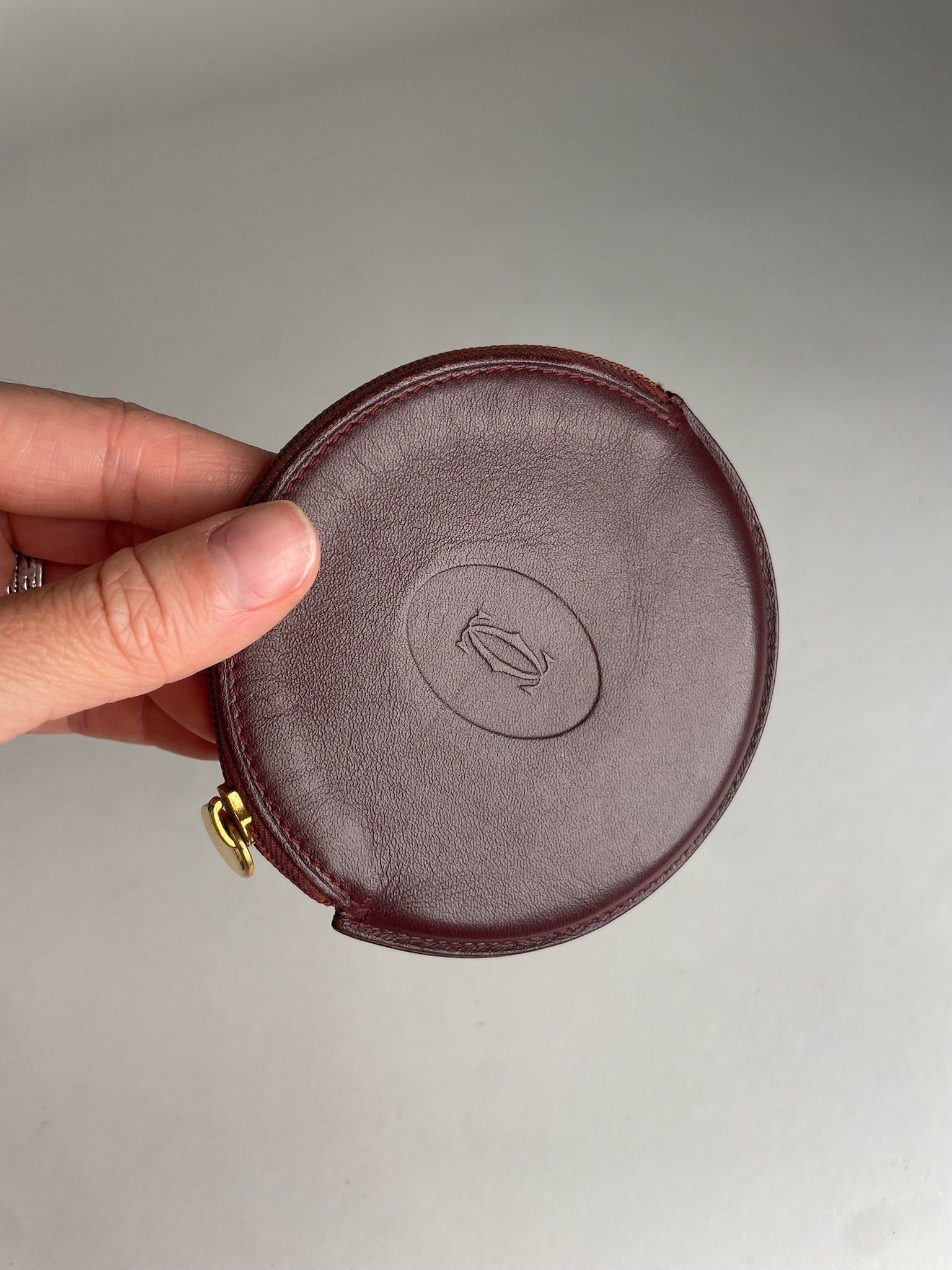 Cartier Vintage Leather Purse burgundy Size ONE SIZE - 6 Thumbnail