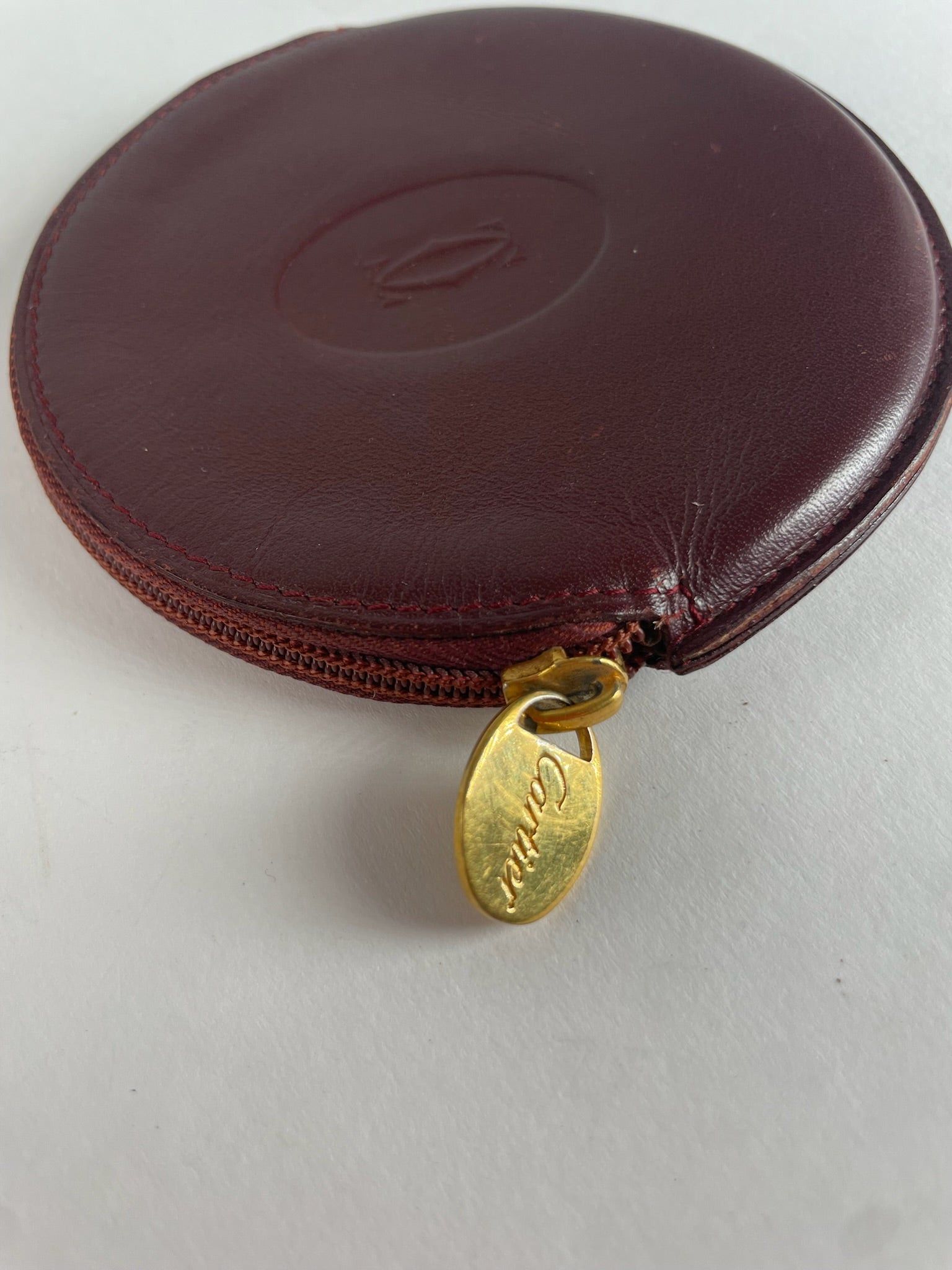 Cartier Vintage Leather Purse burgundy Size ONE SIZE - 5 Thumbnail