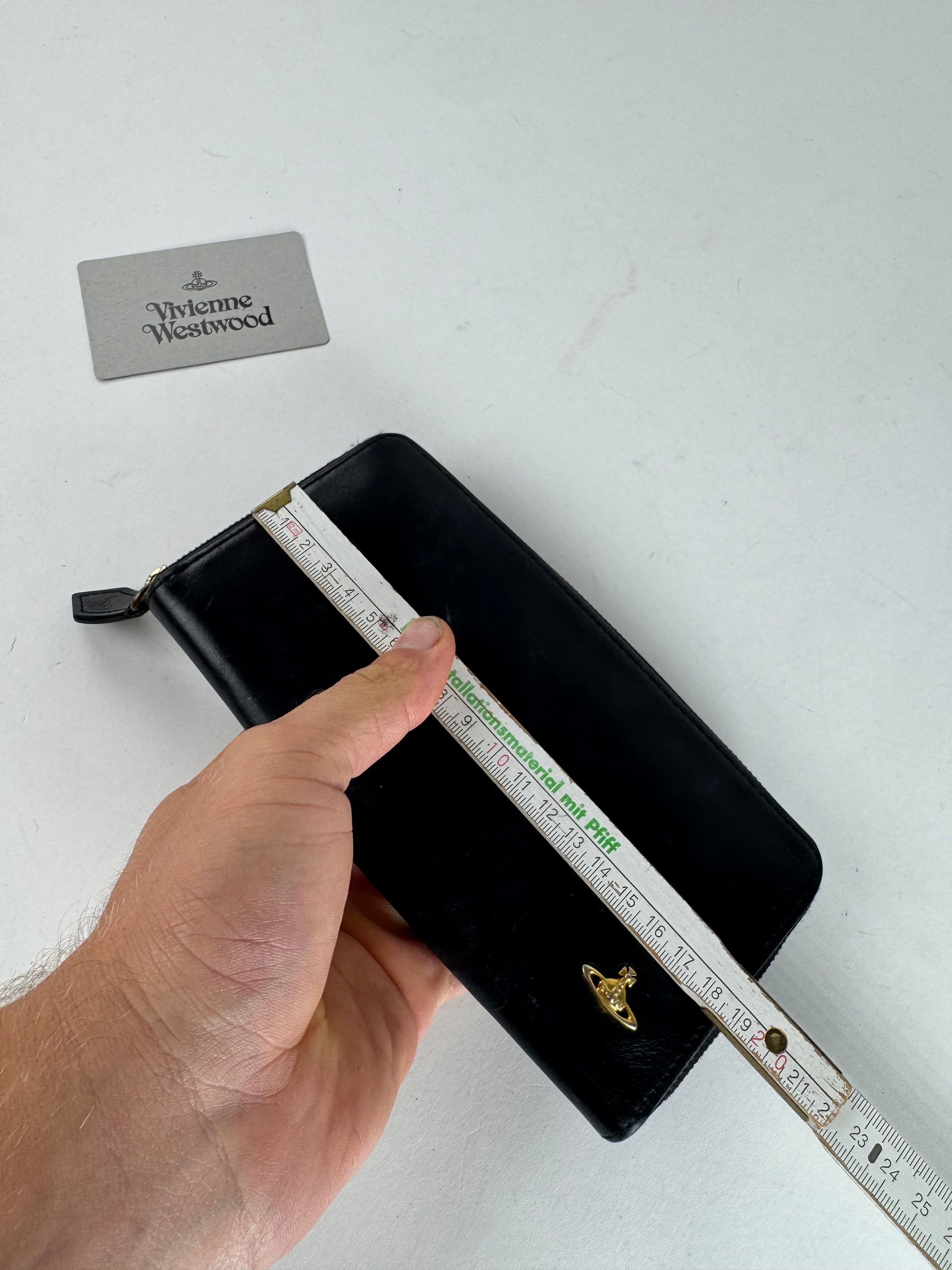 Vivienne Westwood Vintage Leather Zippy Wallet Black Size ONE SIZE - 8 Thumbnail