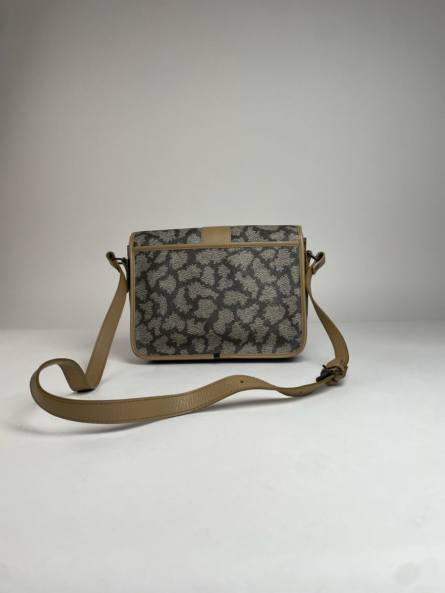 Other Vintage Yves Saint Laurent Stone Emblossed Leather Shoulder Size ONE SIZE - 2 Thumbnail