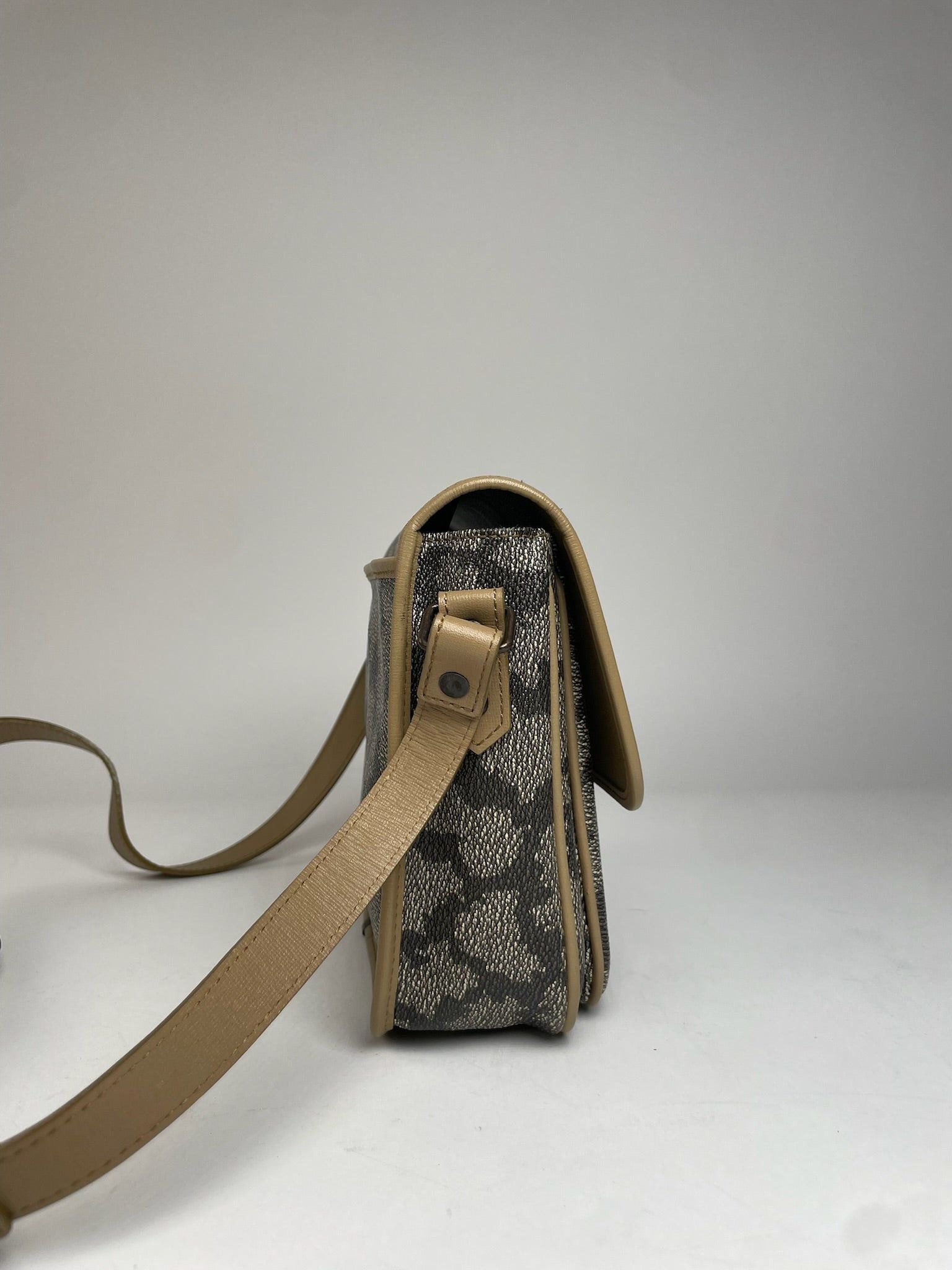 Other Vintage Yves Saint Laurent Stone Emblossed Leather Shoulder Size ONE SIZE - 7 Thumbnail