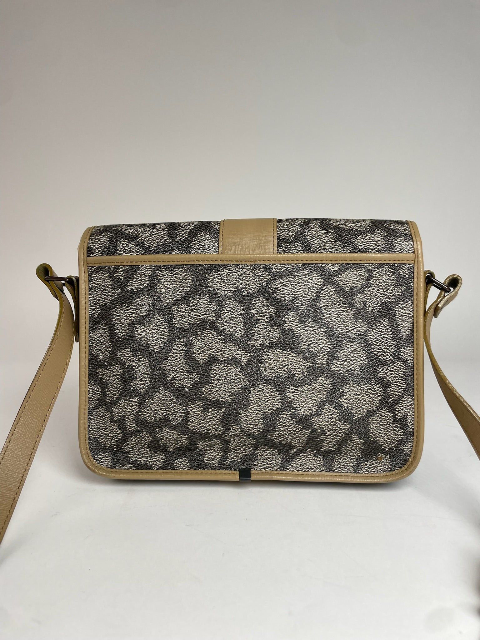 Other Vintage Yves Saint Laurent Stone Emblossed Leather Shoulder Size ONE SIZE - 12 Thumbnail