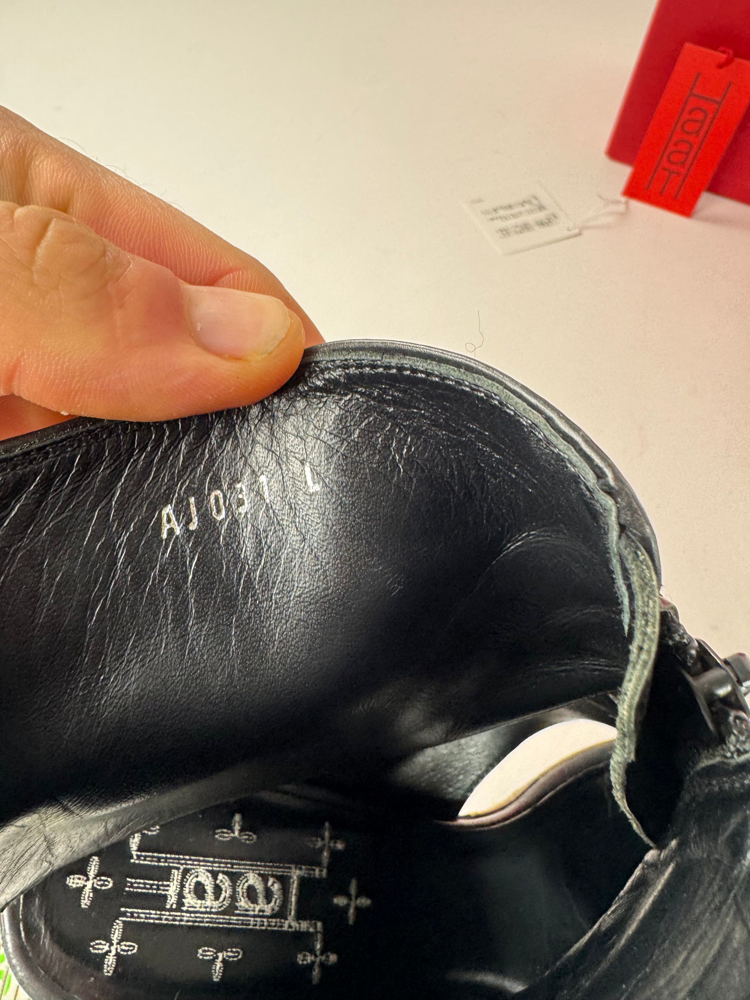 Other Vintage Issey Miyake Open Black Leather Boots Black Size US 7 / IT 37 - 9 Thumbnail
