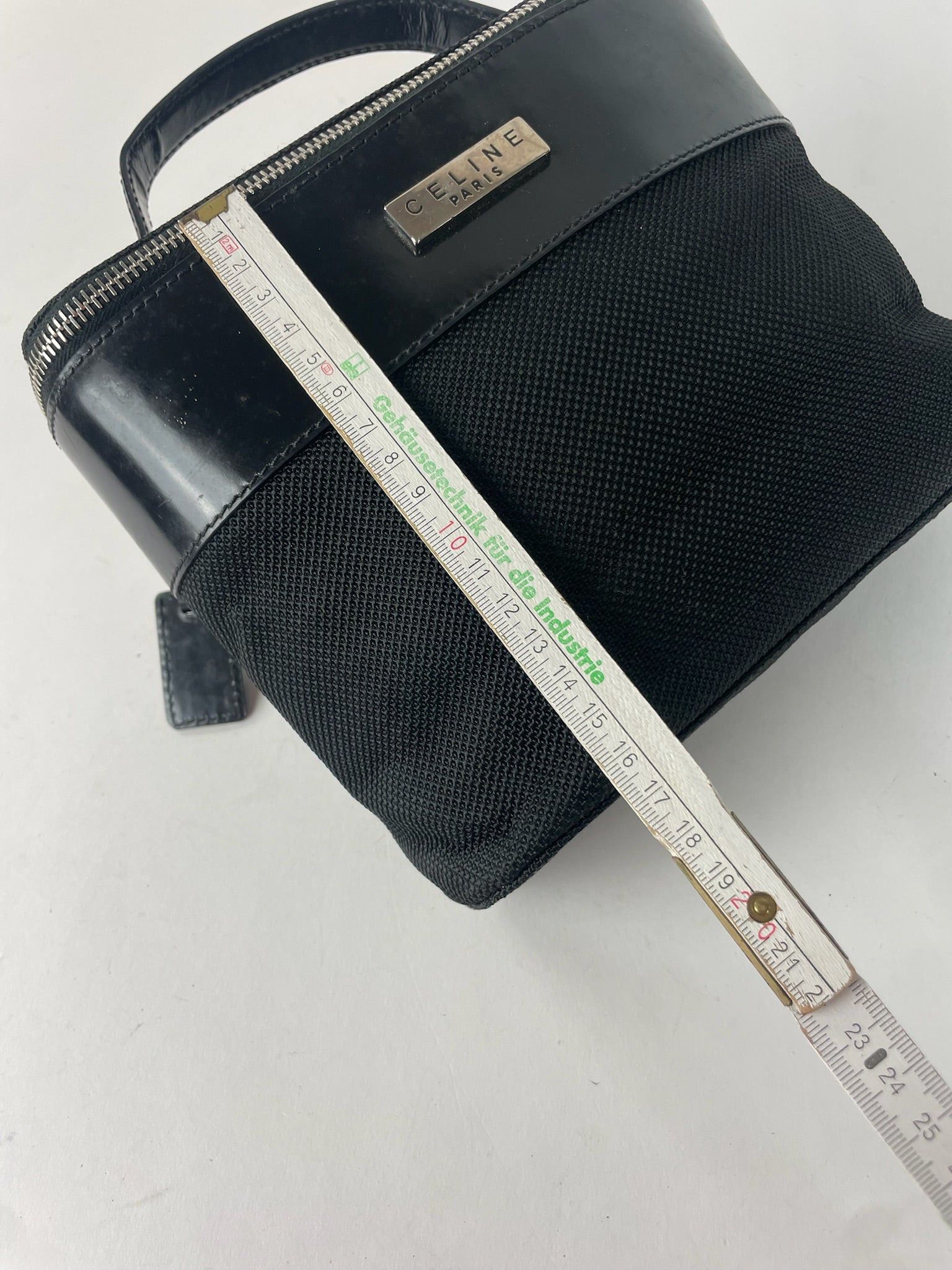 Celine Vintage Mini Handbag Black Size ONE SIZE - 9 Thumbnail