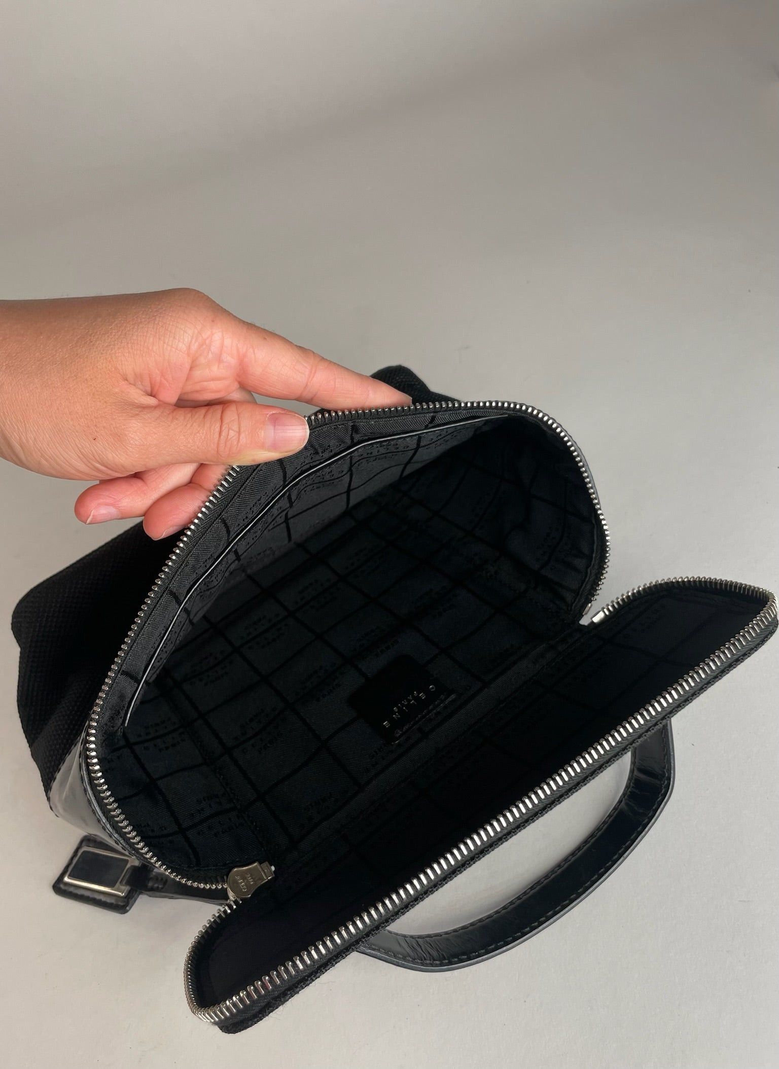 Celine Vintage Mini Handbag Black Size ONE SIZE - 3 Thumbnail