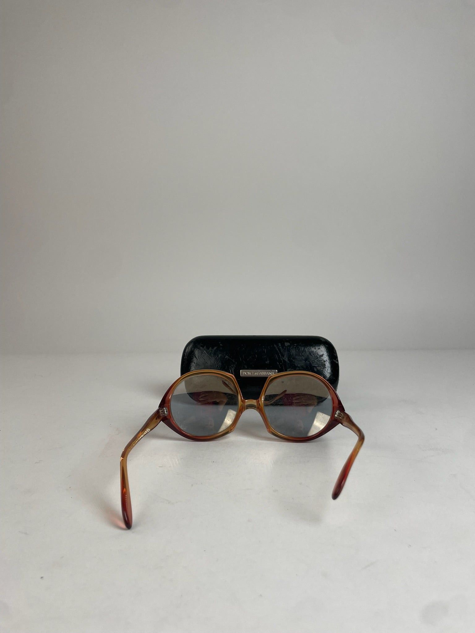 Dior Vintage Retro Sunglasses Orange Yellow Size ONE SIZE - 5 Thumbnail