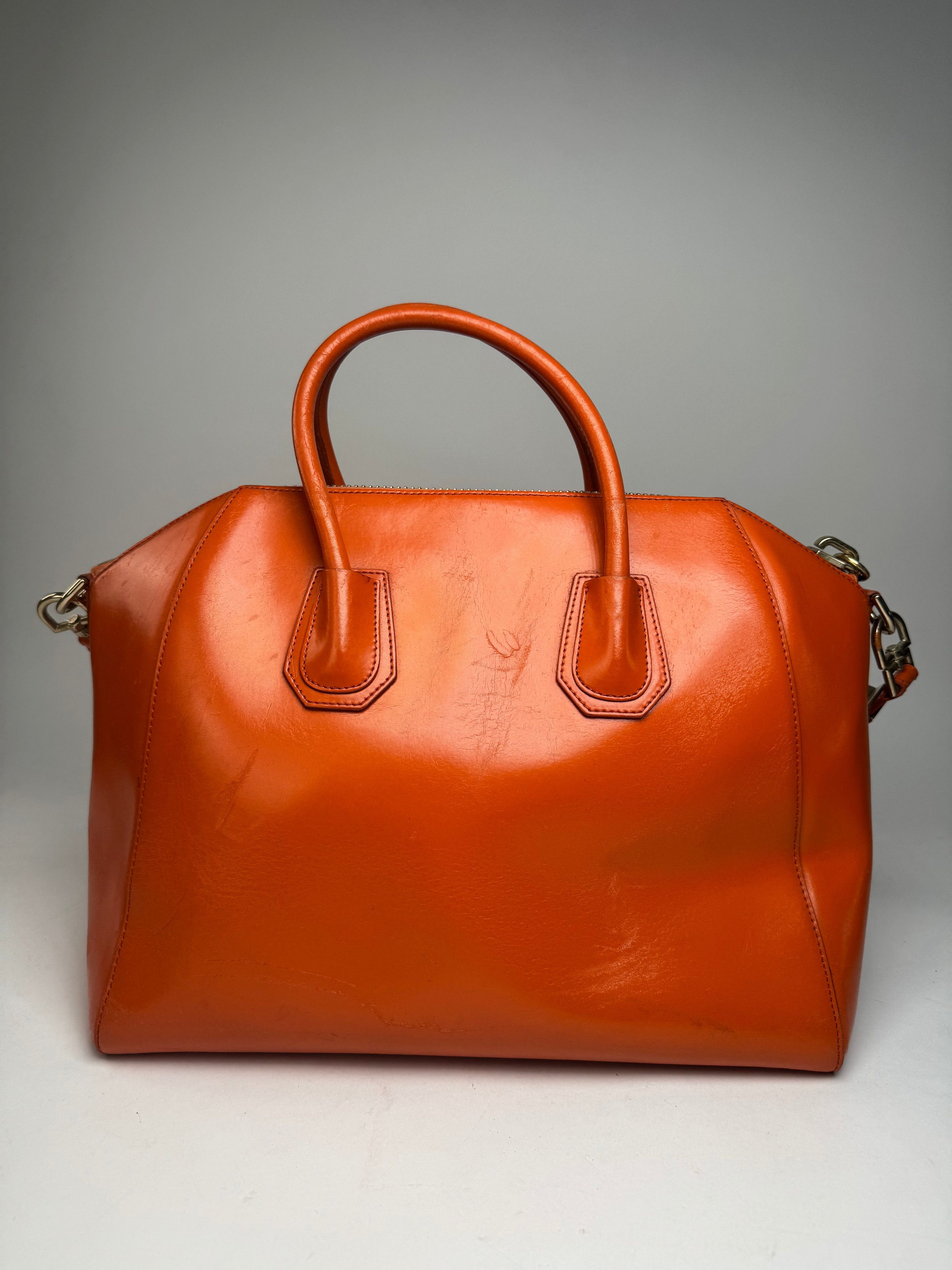 Givenchy Vintage Antigona 2Way Leather Bag Orange Size ONE SIZE - 2 Thumbnail