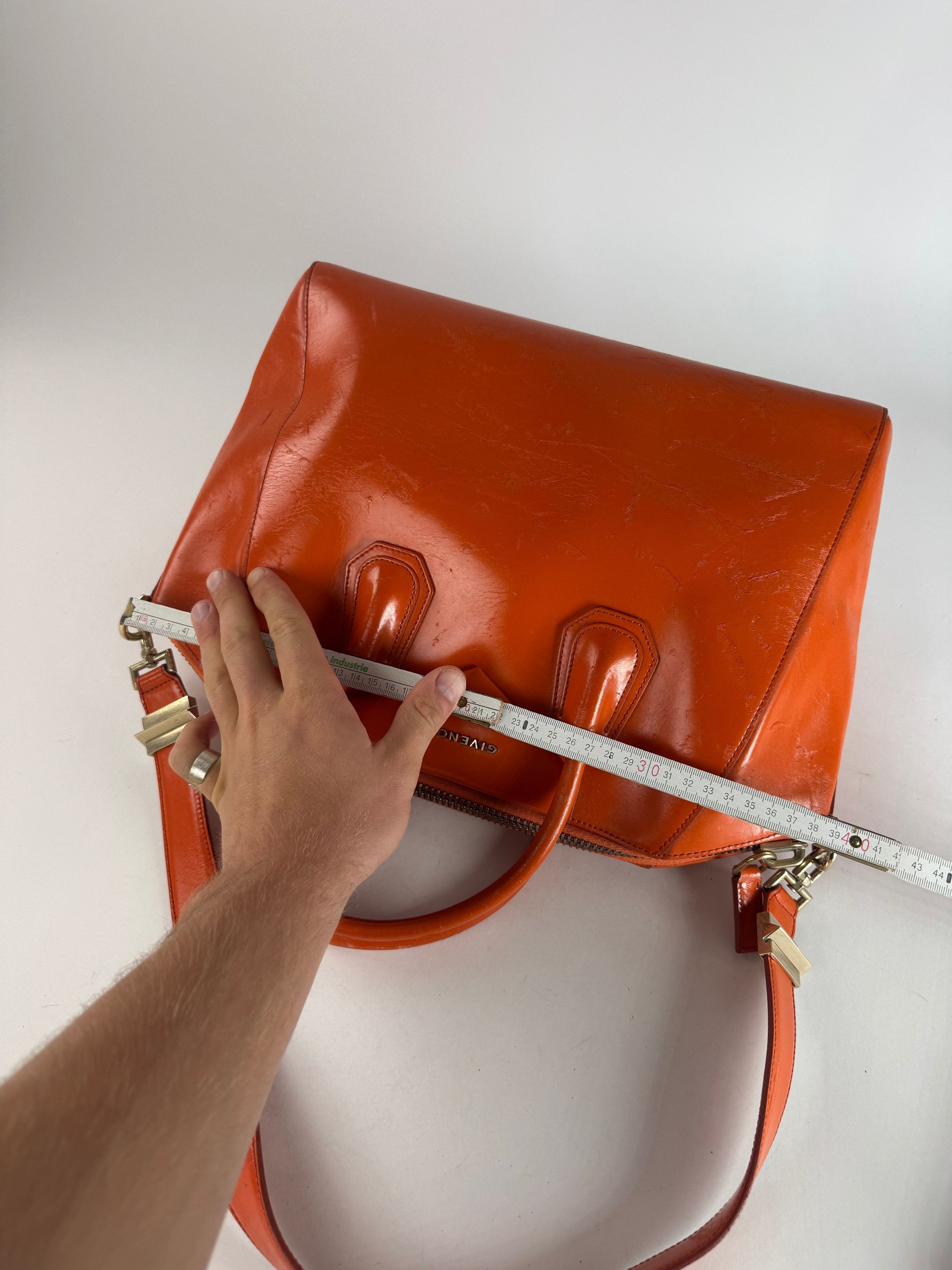 Givenchy Vintage Antigona 2Way Leather Bag Orange Size ONE SIZE - 12 Thumbnail