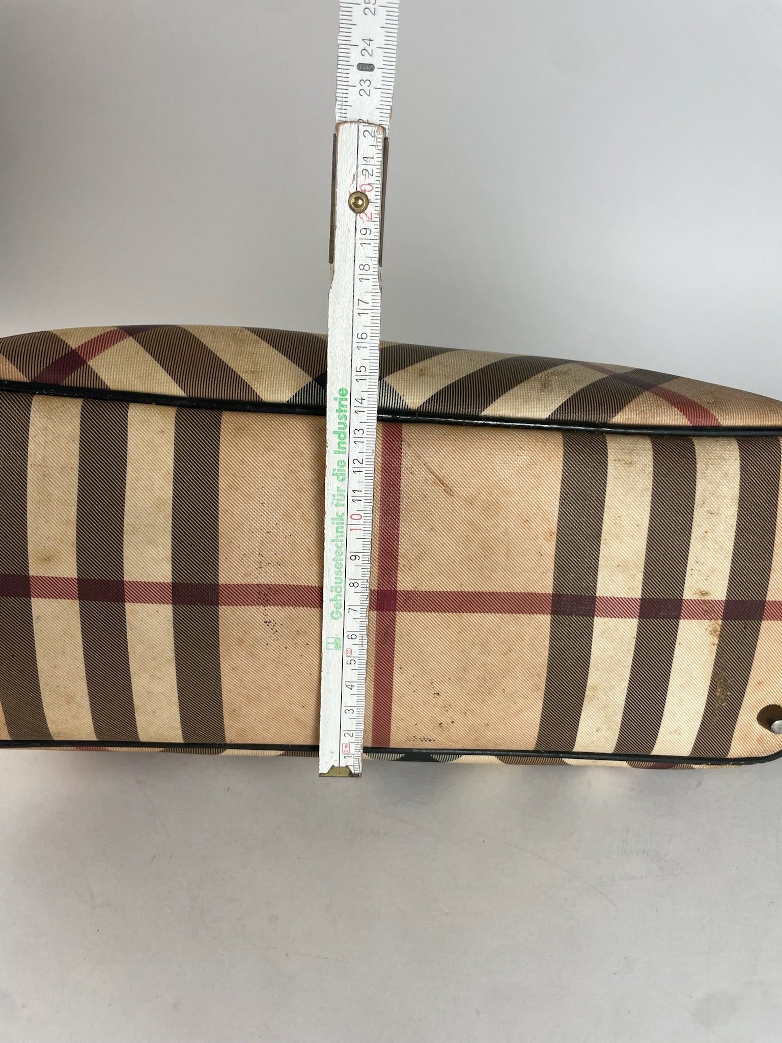 Burberry Vintage Nova Check Leather Handbag Size ONE SIZE - 11 Thumbnail
