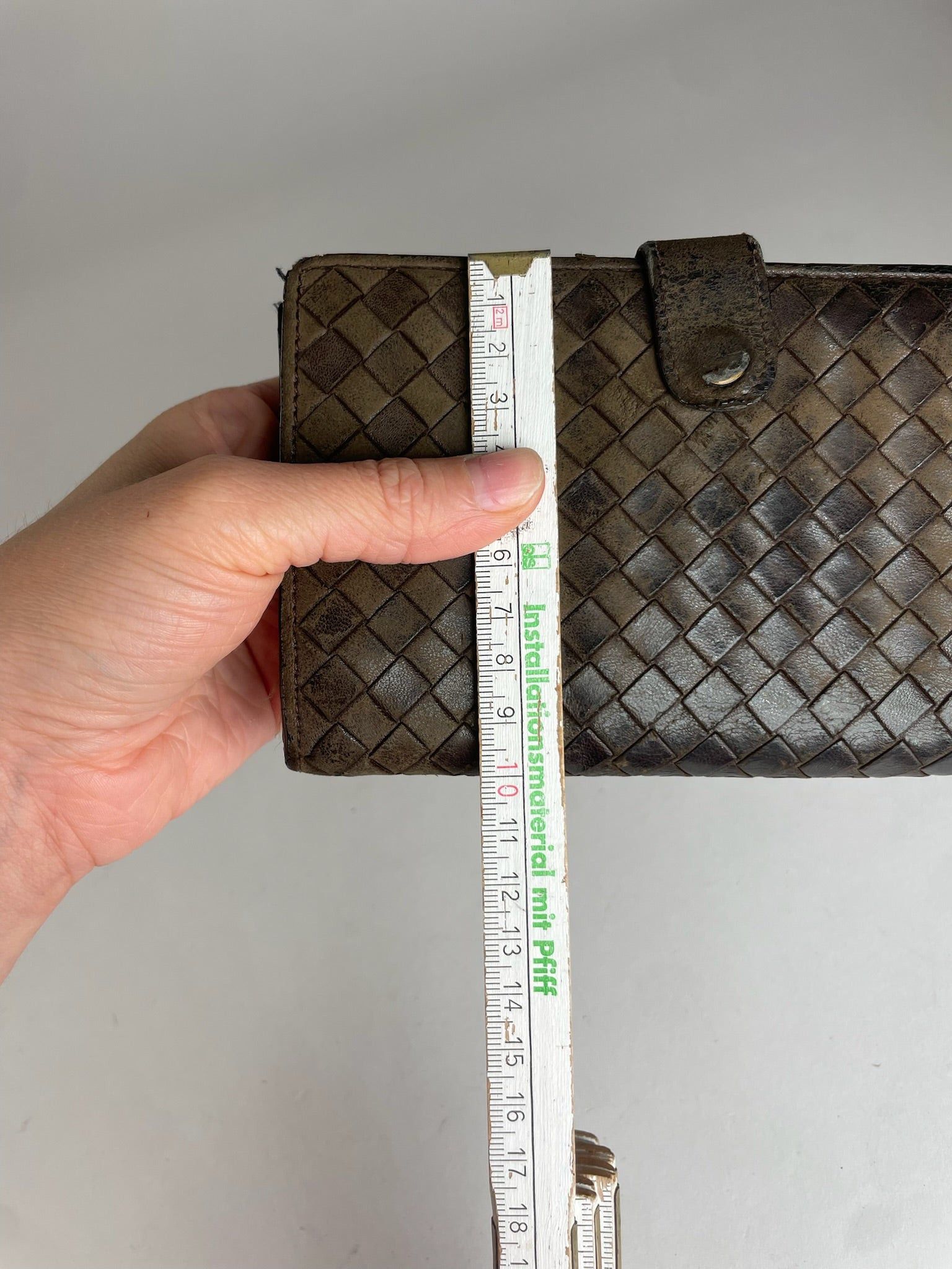 Bottega Veneta Vintage Intrecciato Leather Wallet Brown Size ONE SIZE - 12 Thumbnail