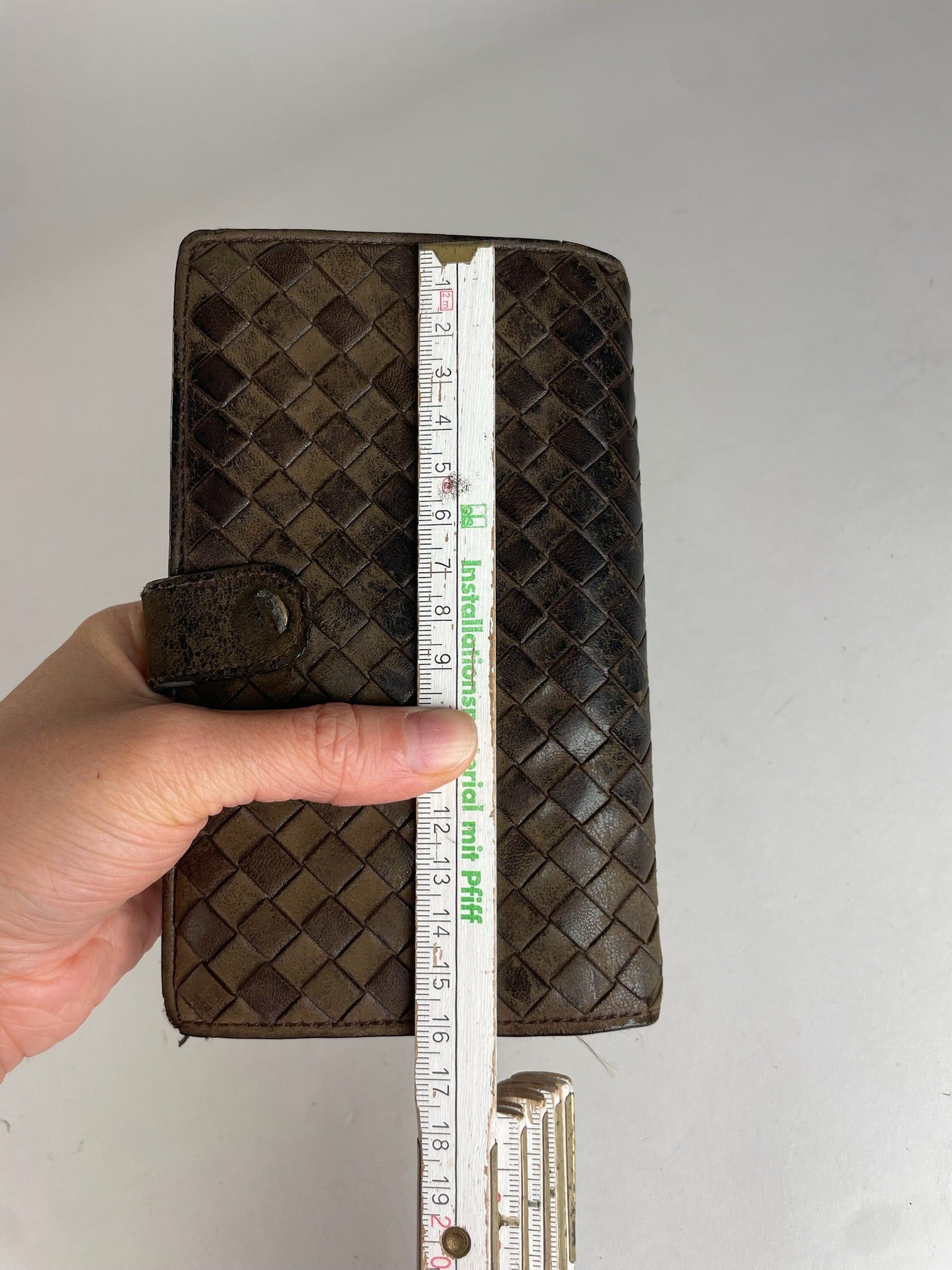 Bottega Veneta Vintage Intrecciato Leather Wallet Brown Size ONE SIZE - 11 Thumbnail