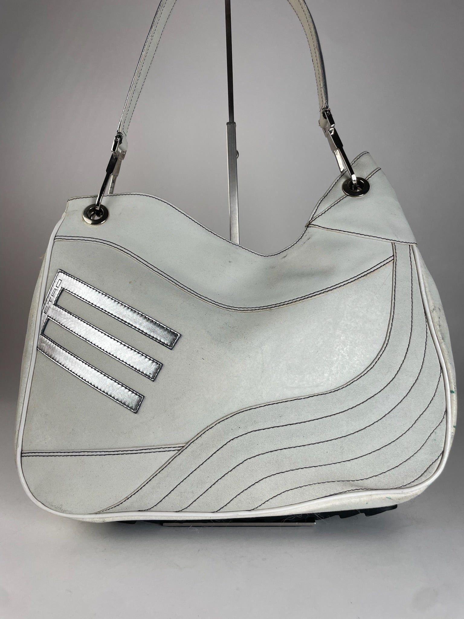 Etro Vintage Leather Handbah White Size ONE SIZE - 8 Thumbnail