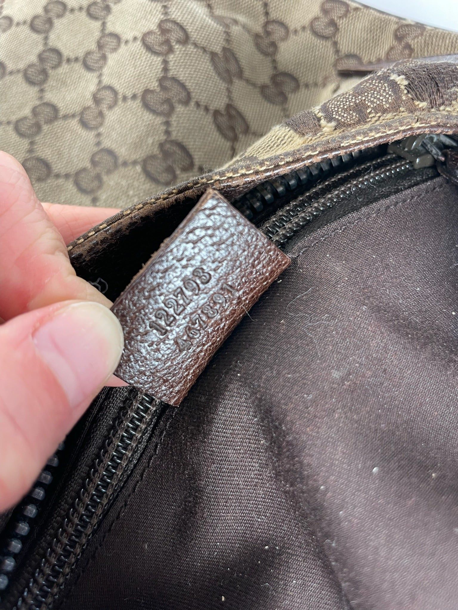 Gucci Vintage Multiway Monogram Bag Beige Brown Size ONE SIZE - 5 Thumbnail
