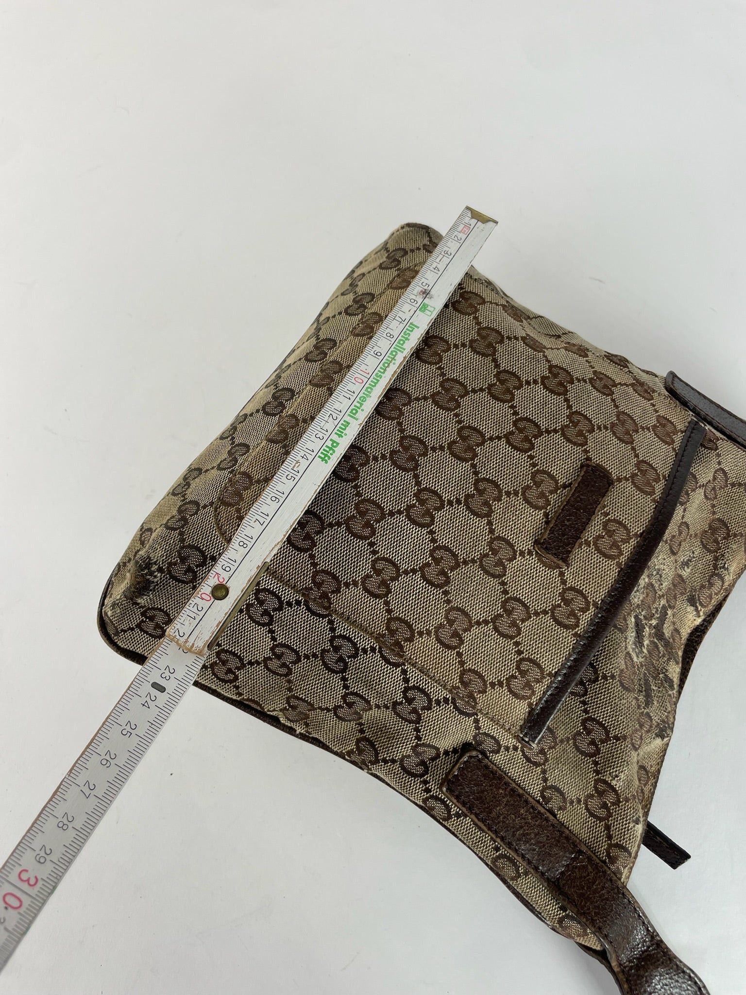 Gucci Vintage Multiway Monogram Bag Beige Brown Size ONE SIZE - 7 Thumbnail