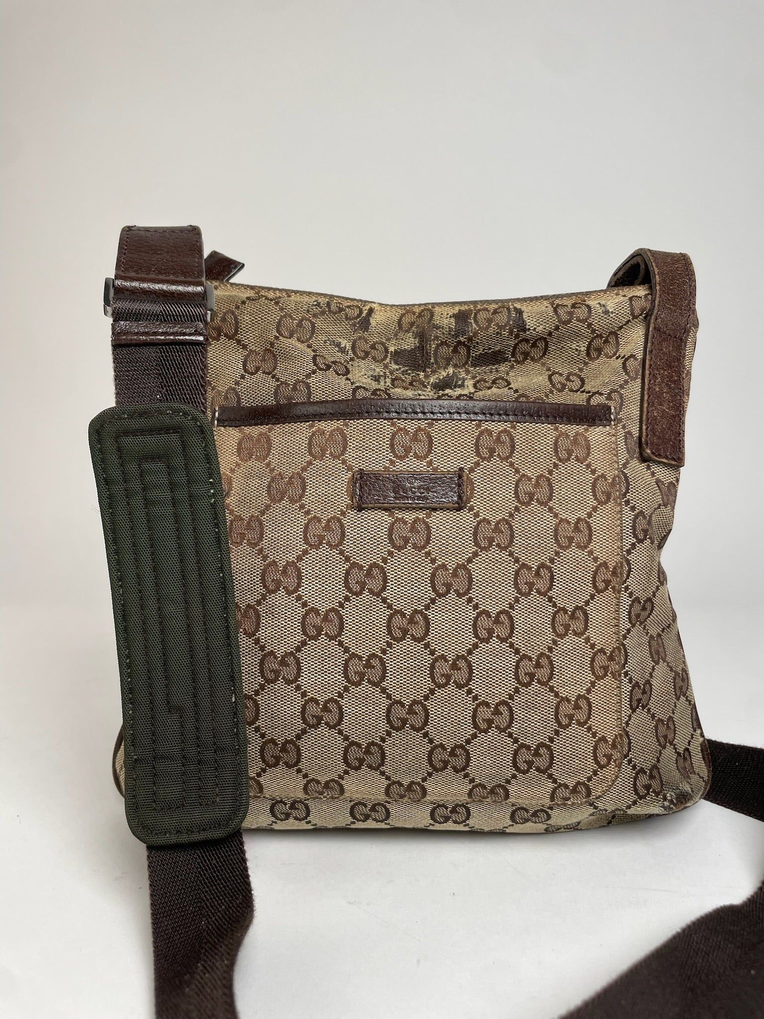 Gucci Vintage Multiway Monogram Bag Beige Brown Size ONE SIZE - 10 Thumbnail