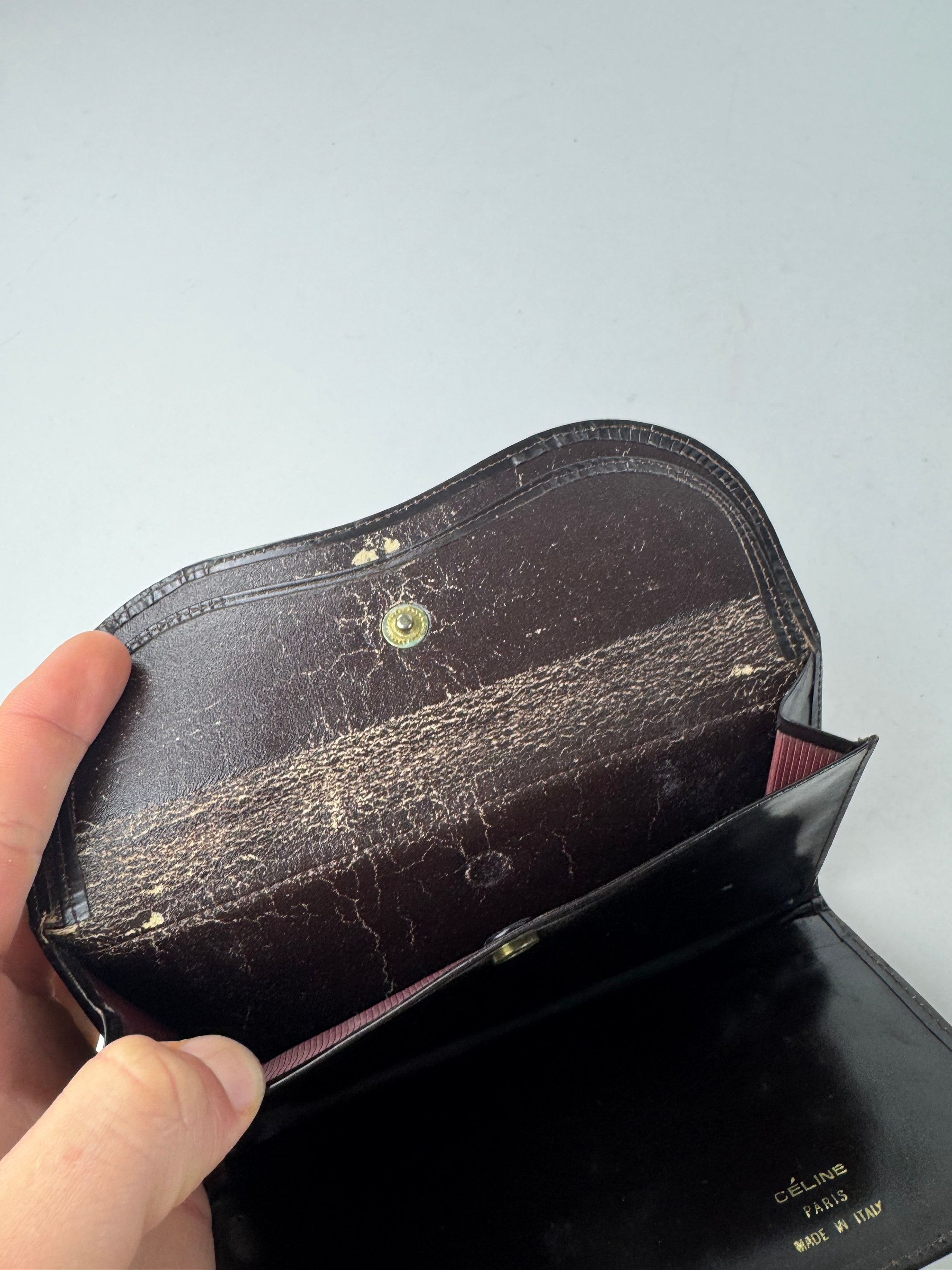 Celine Vintage Paris Macadam Monogram Wallet Brown Camel Size ONE SIZE - 7 Thumbnail