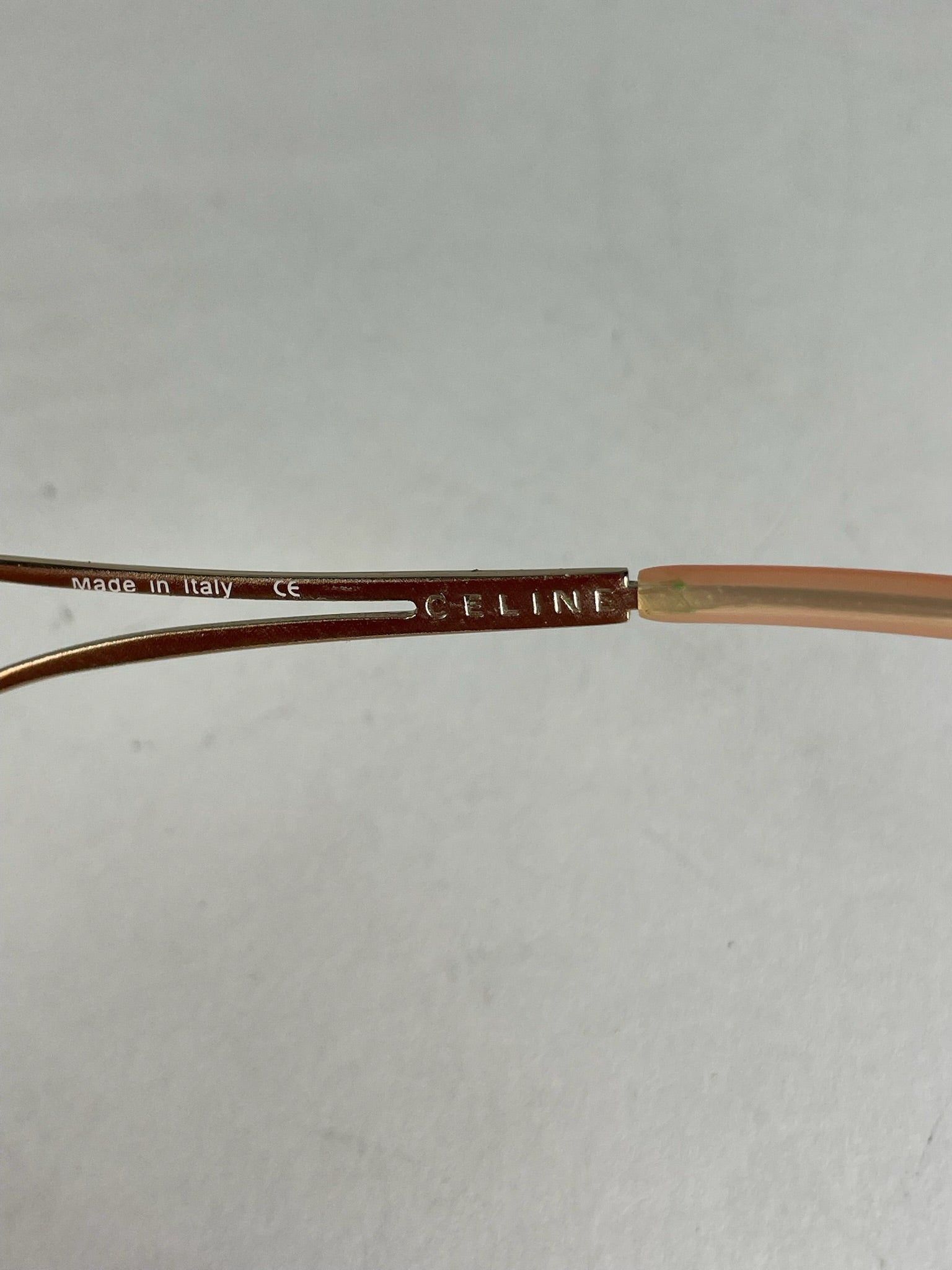 Celine Vintage Paris Rimless Sunglasses Pink Size ONE SIZE - 4 Thumbnail
