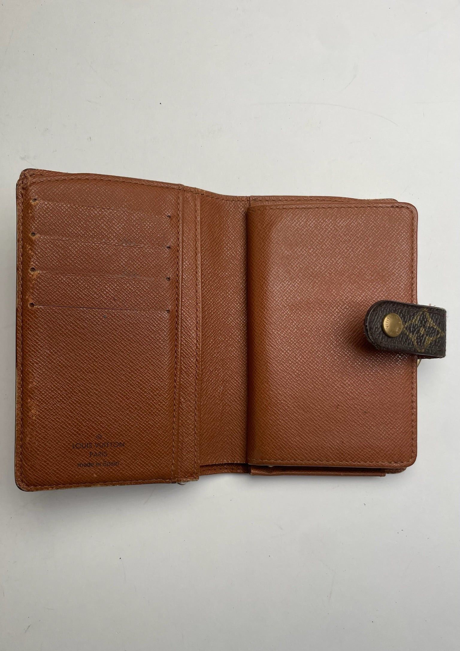 Louis Vuitton Vintage Leather Monogram Wallet Brown Size ONE SIZE - 4 Thumbnail