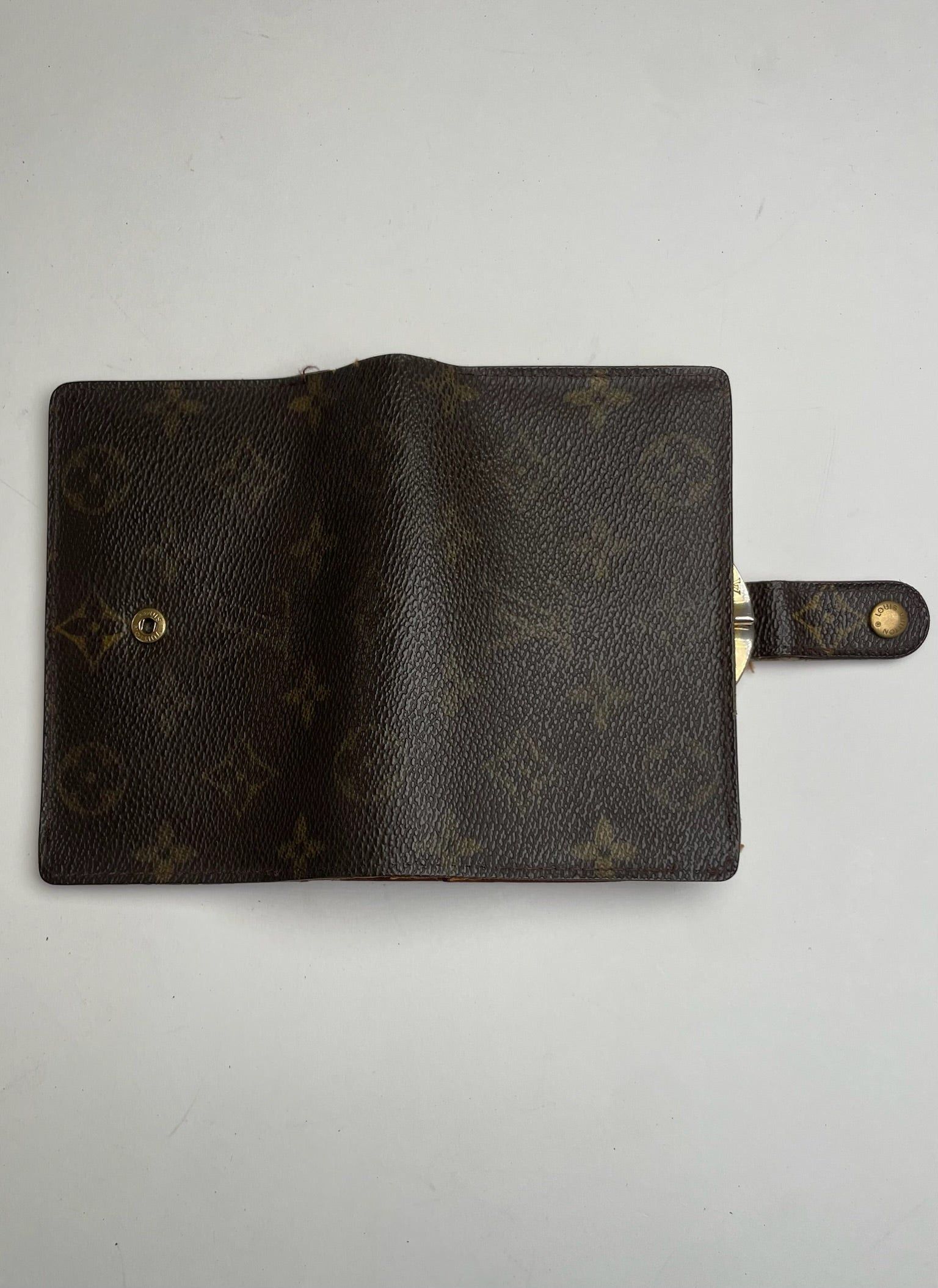 Louis Vuitton Vintage Leather Monogram Wallet Brown Size ONE SIZE - 3 Thumbnail
