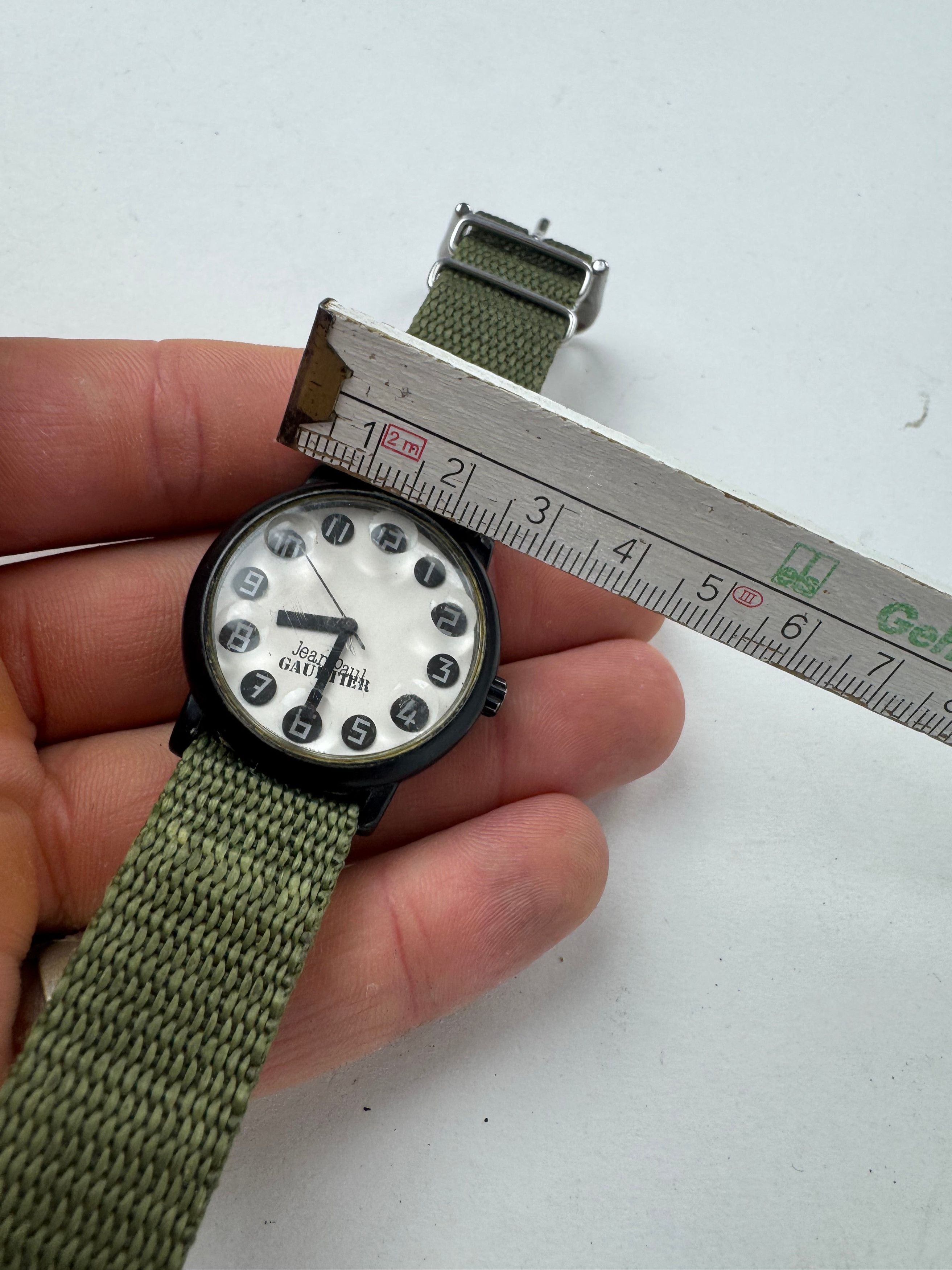 Jean Paul Gaultier Vintage Quartz Watch Khaki Size ONE SIZE - 8 Thumbnail