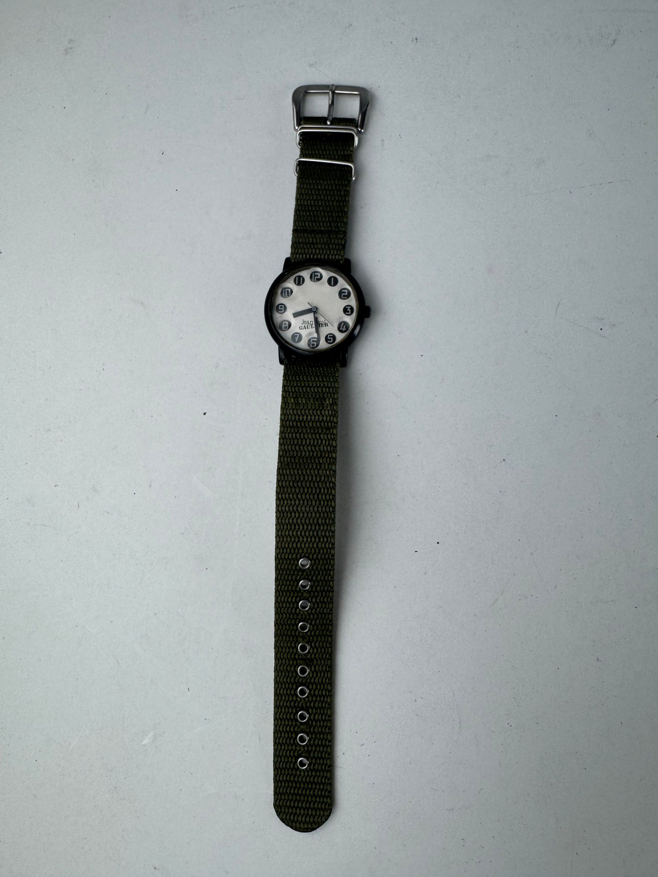 Jean Paul Gaultier Vintage Quartz Watch Khaki Size ONE SIZE - 2 Thumbnail
