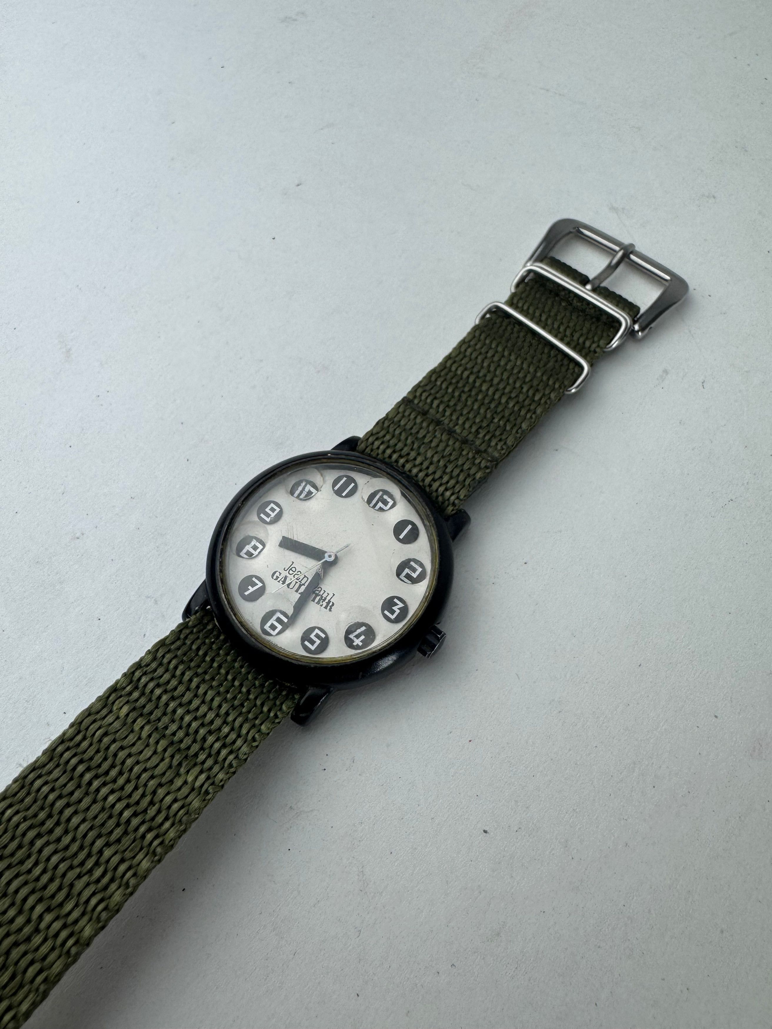 Jean Paul Gaultier Vintage Quartz Watch Khaki Size ONE SIZE - 4 Thumbnail