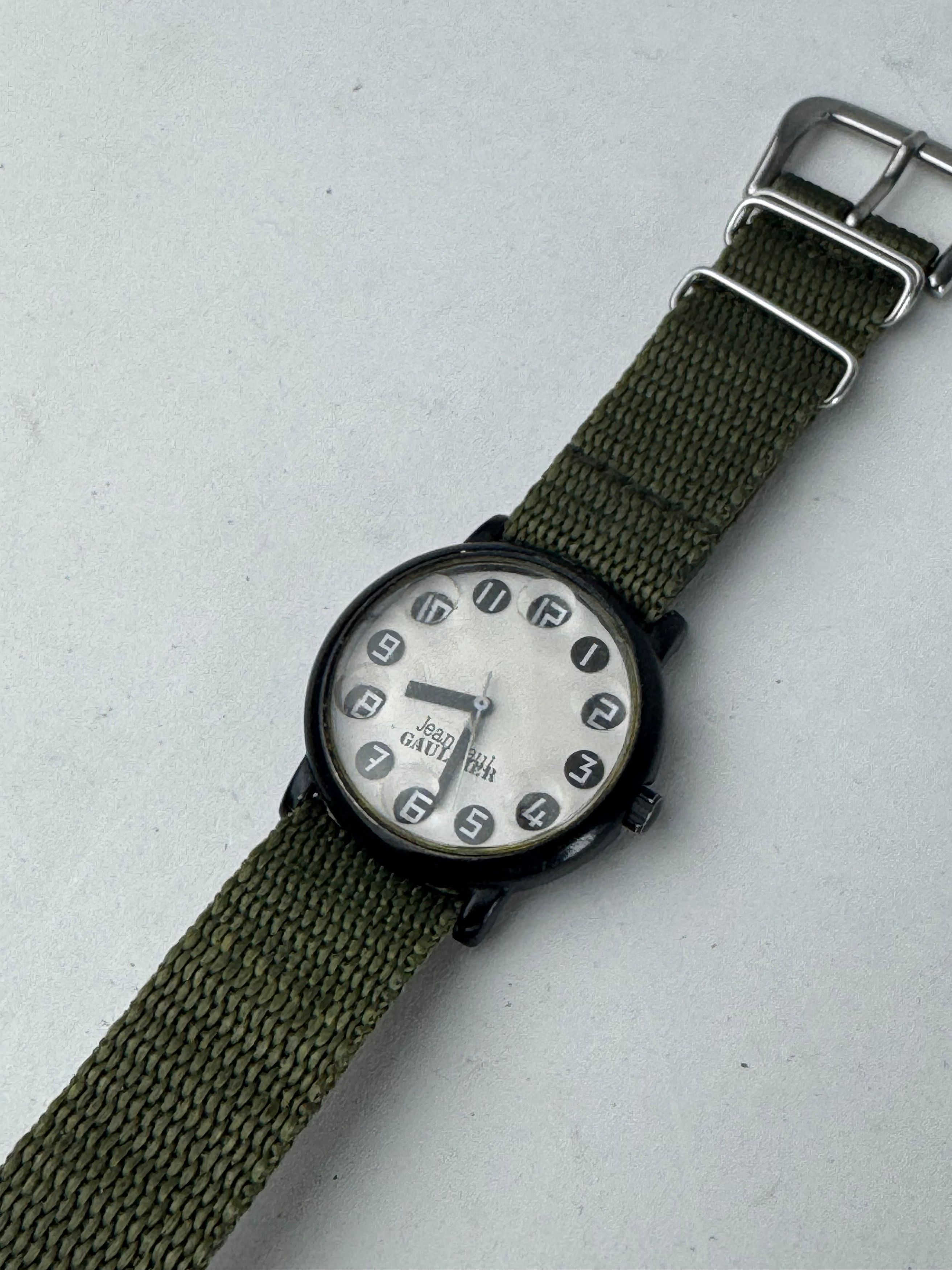 Jean Paul Gaultier Vintage Quartz Watch Khaki Size ONE SIZE - 7 Thumbnail