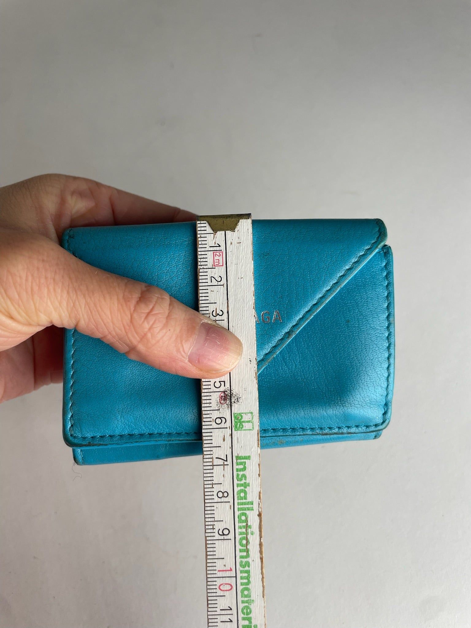Balenciaga Vintage Leather Card Holder Blue Size ONE SIZE - 10 Thumbnail