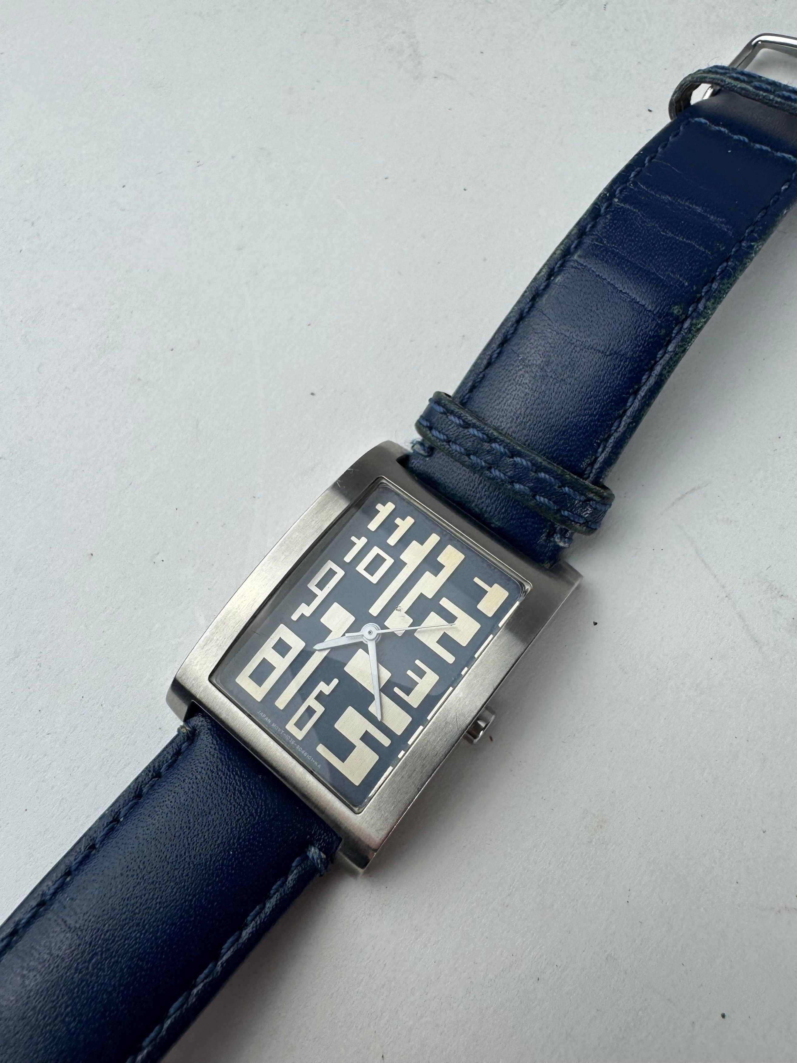 Jean Paul Gaultier Vintage Quartz Watch Navy silver Size ONE SIZE - 3 Thumbnail