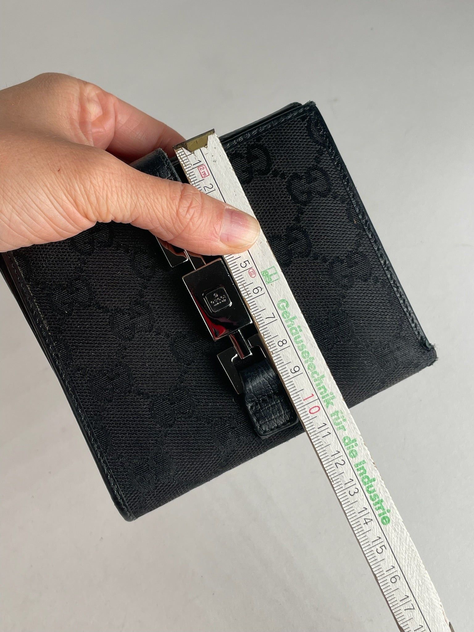 Gucci Vintage Jackie Monogram Wallet Black Size ONE SIZE - 7 Thumbnail